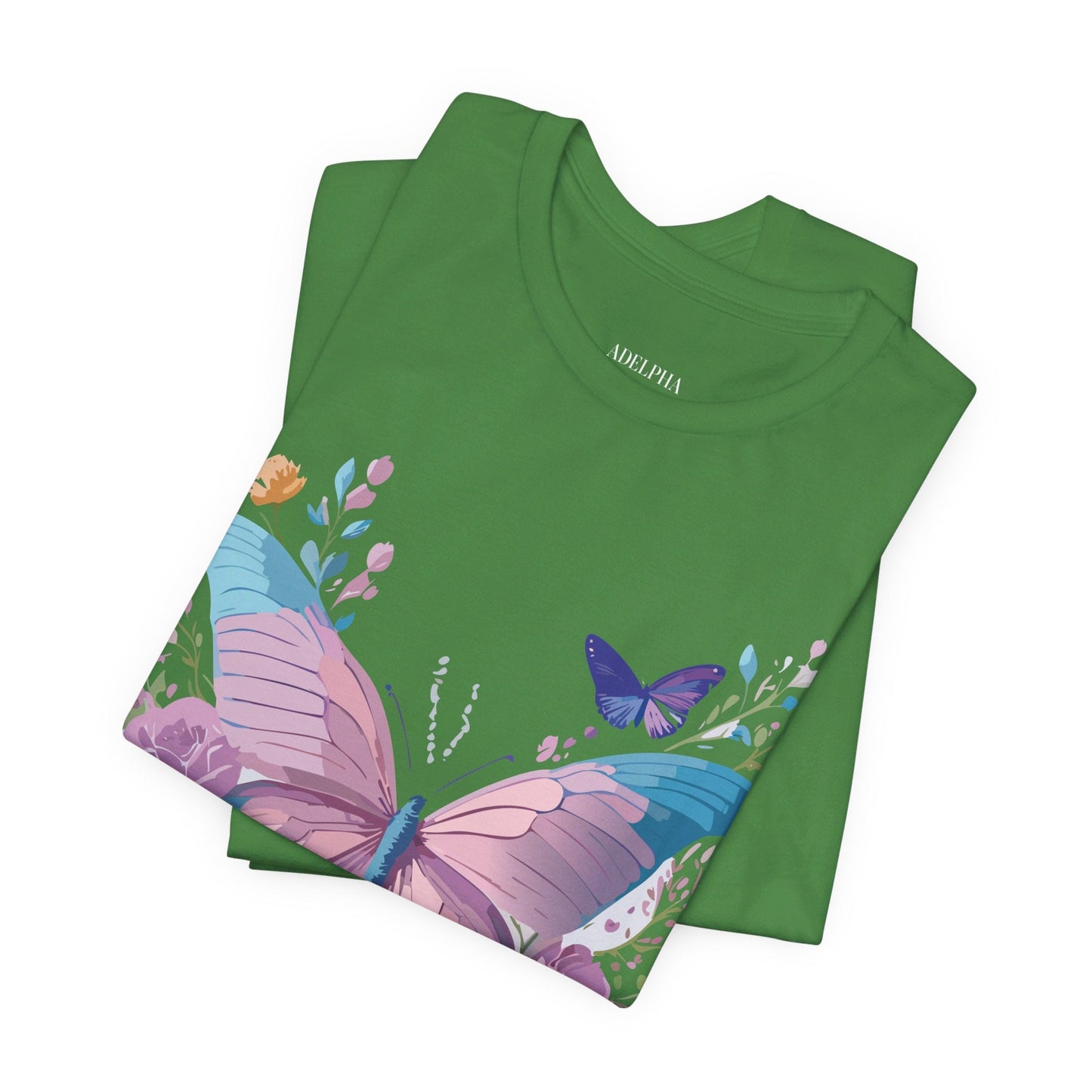 Adelpha Unisex Graphic Tee With Vintage Inspired Artwork Short Sleeve
