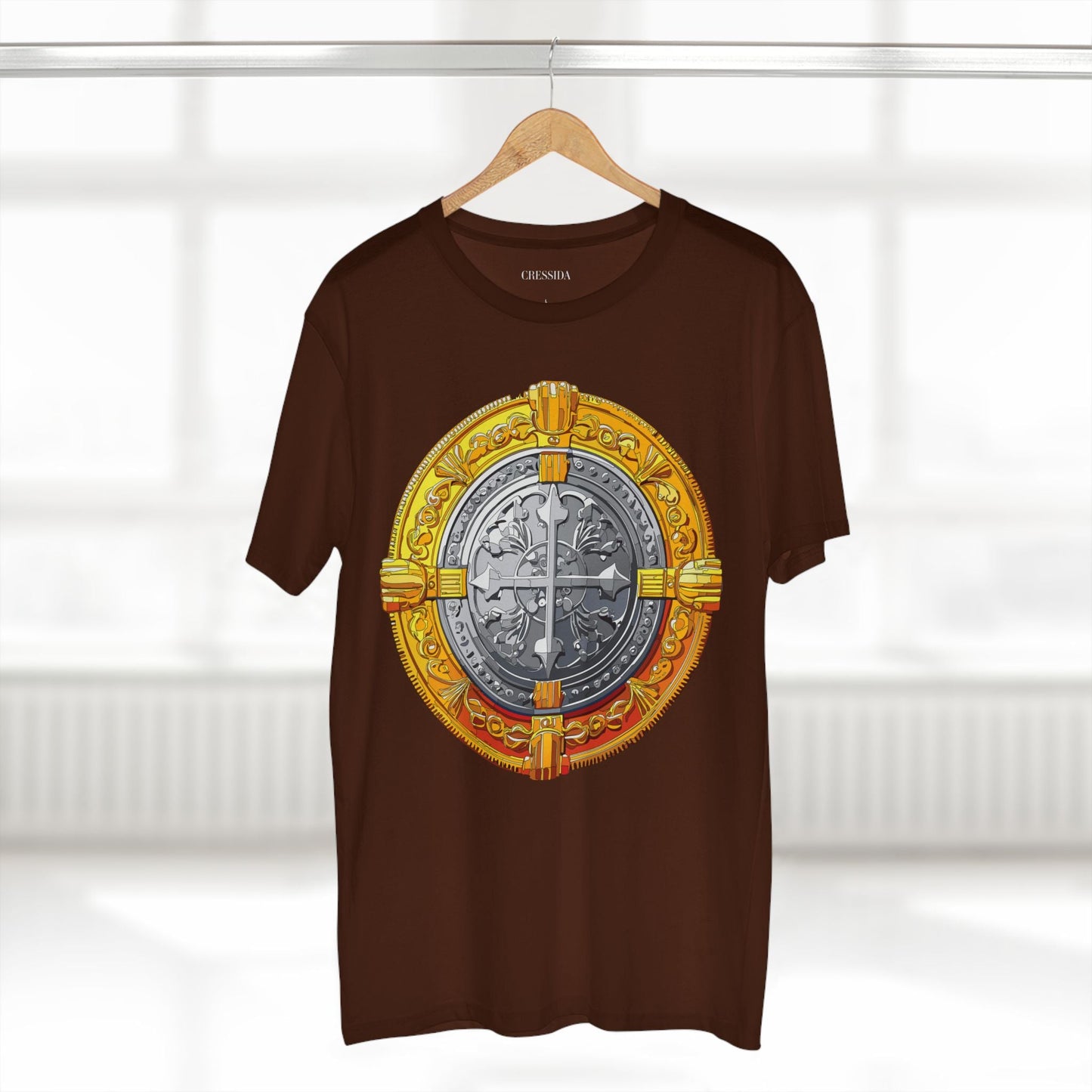 Antique Gold Coin Graphic Design T-Shirt Unisex 100 Cotton With Golden Print Artwork Tee 14