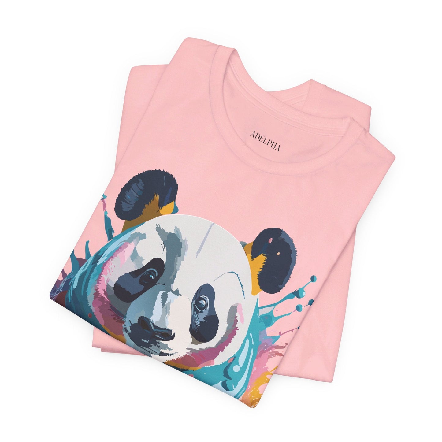 Panda Graphic T Shirt Unisex Jersey Short Sleeve Adelpha Vintage Inspired Art Tee Premium Quality