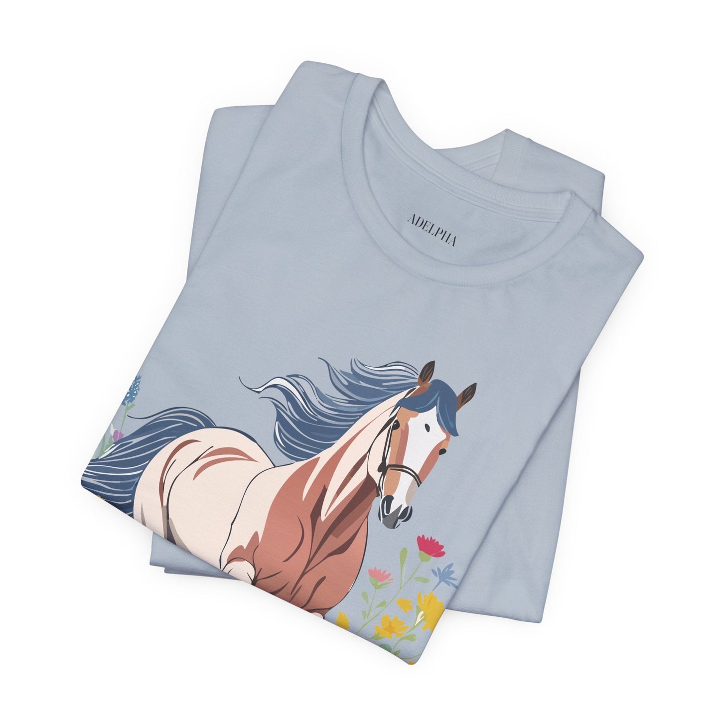 Horse Graphic Unisex 100 Cotton Vintage Animal Art T-Shirt 11