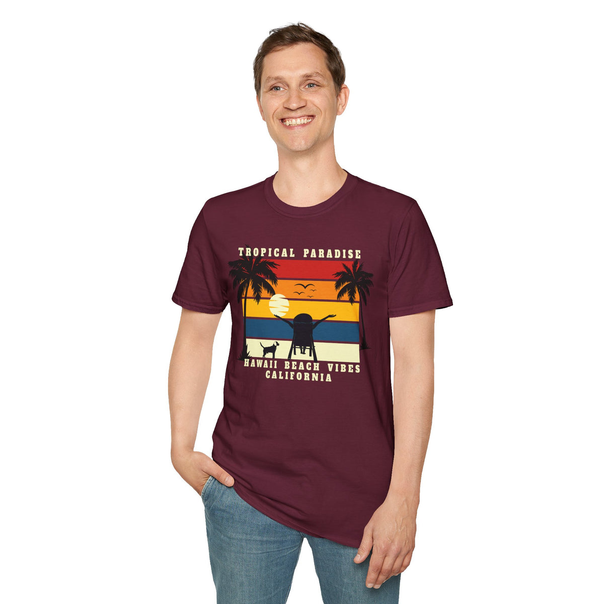 Summer Design Graphic Tee Gildan Unisex 100 Cotton Tee Shirt r112
