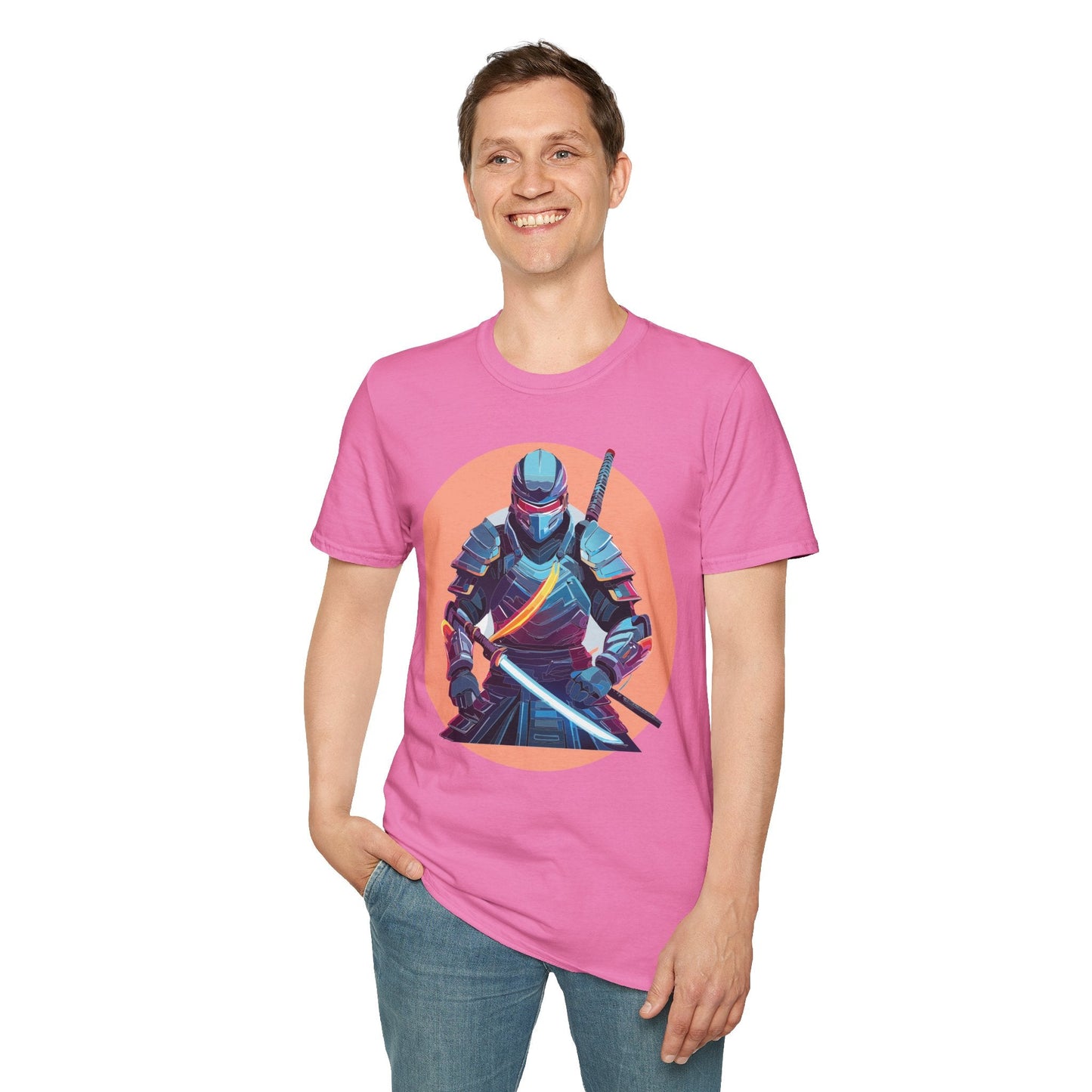 Samurai Shirt Unisex T Shirt 100 Percent Ring Spun Cotton Softstyle Tee Gildan 64000