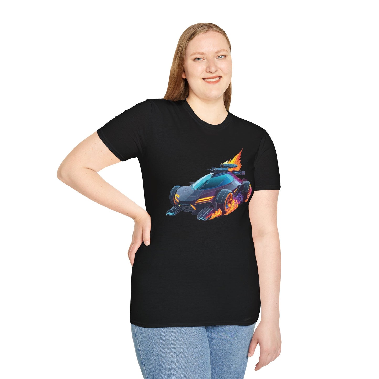 Unisex Car T Shirt Hot Wheels Cars Shirt 100 Percent Ring Spun Cotton Gildan Softstyle Tee