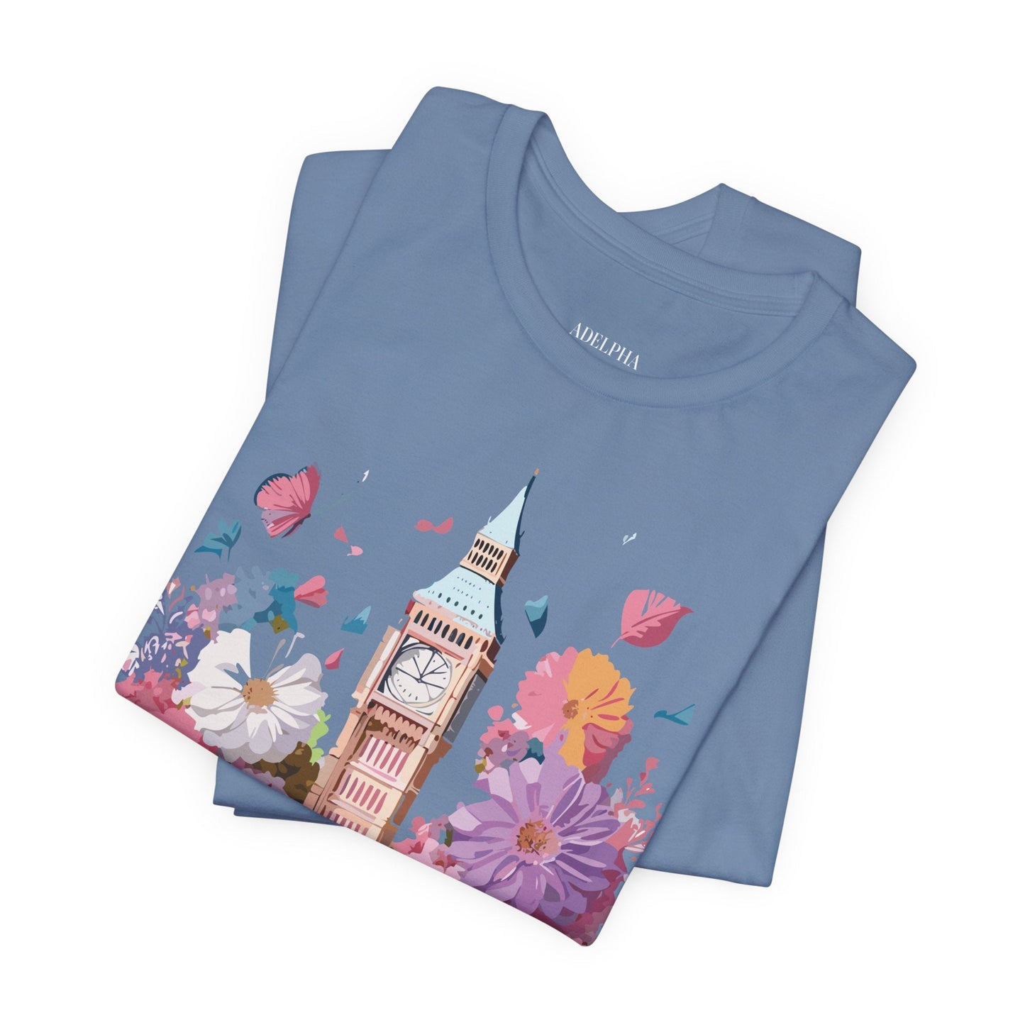 London Tourist Unisex Graphic Tee Vintage Inspired Art Jersey Short Sleeve