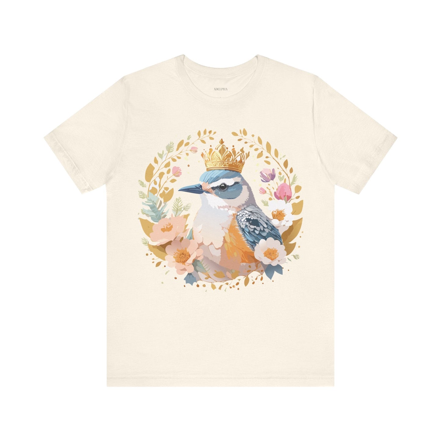 Medallion Graphic Unisex 100 Cotton Vintage Animal Medal Artwork Tee 33