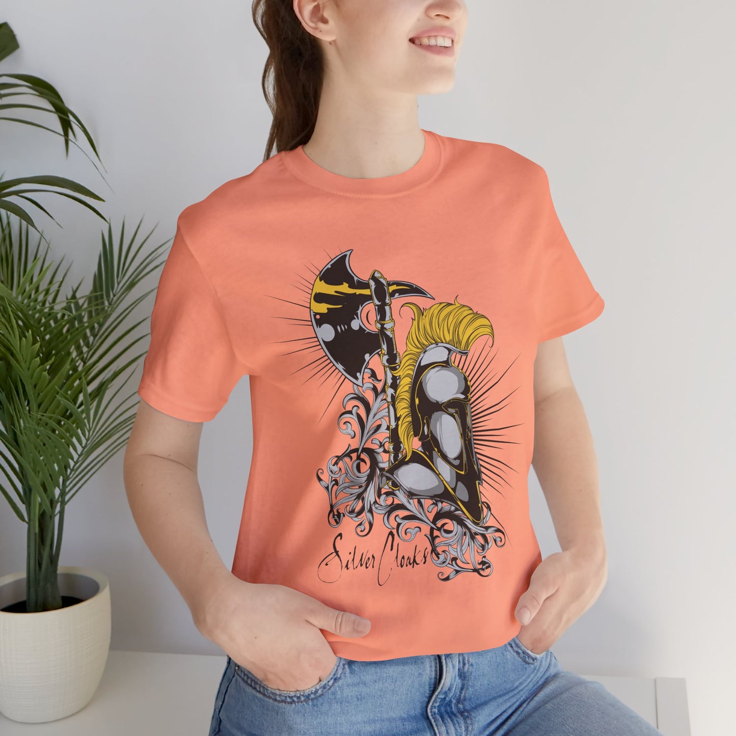 Stylish Armor Graphic Tee, Artistic Tee, Graphic T-Shirt, Artistic Vintage T-Shirt, Vintage Shirt