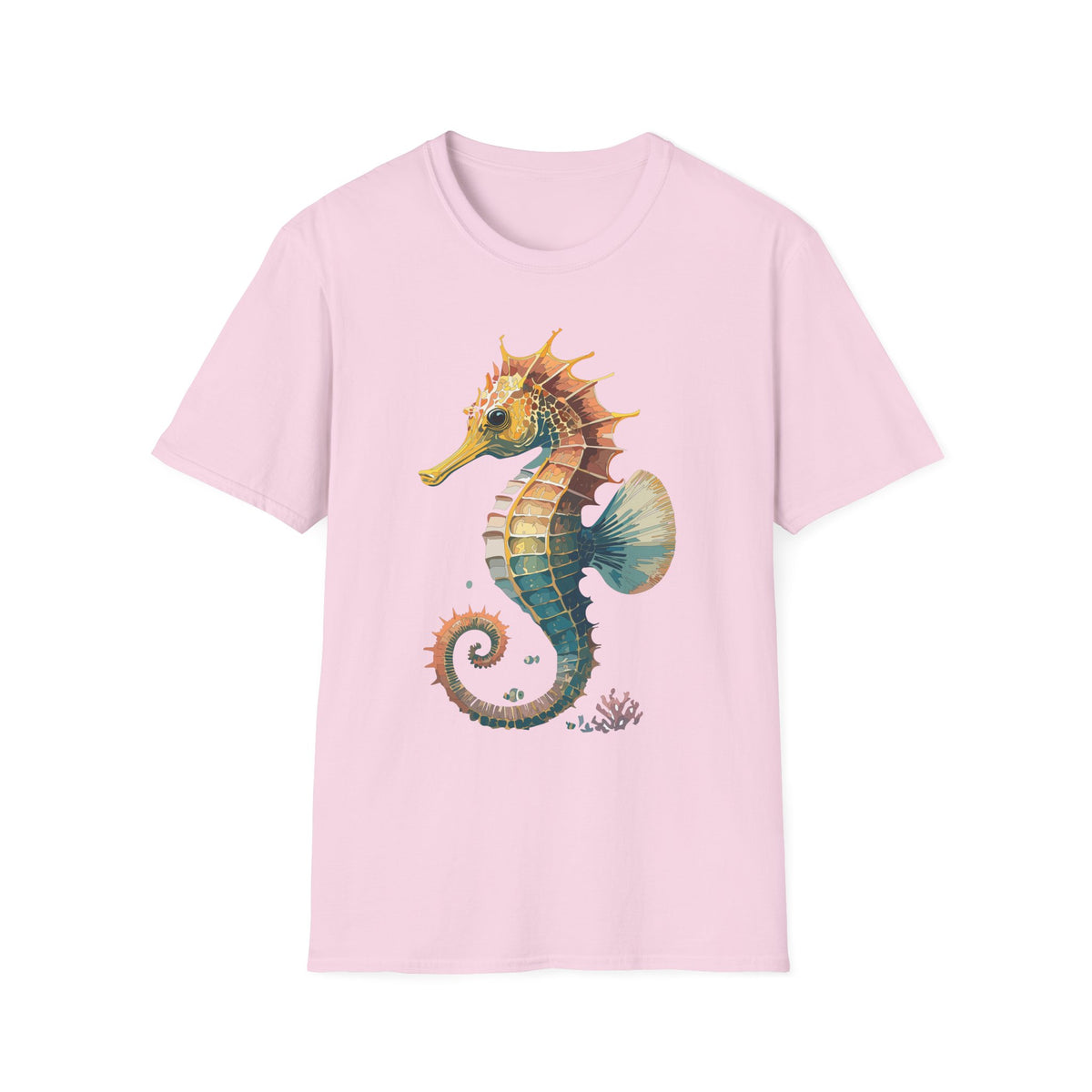 Watercolor Seahorse T-Shirt | Ocean Marine Life Tee