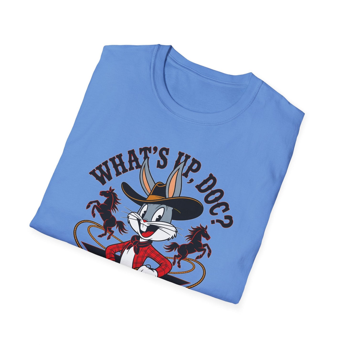 Bugs Bunny Shirt Unisex Cartoon T Shirt With Animation Design Softstyle Gildan 64000
