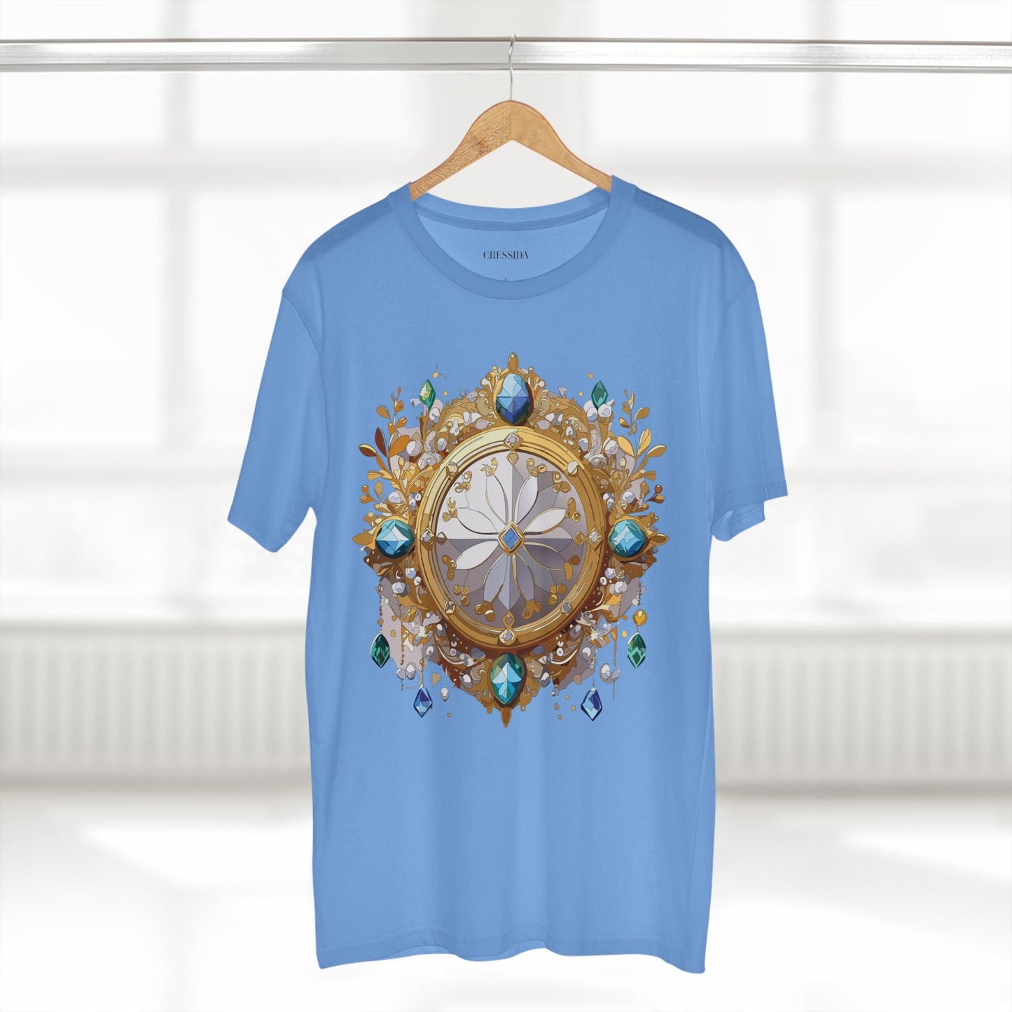 Medallion Graphic T-Shirt Unisex 100 Cotton With Gold Art Design Medal Tee 13