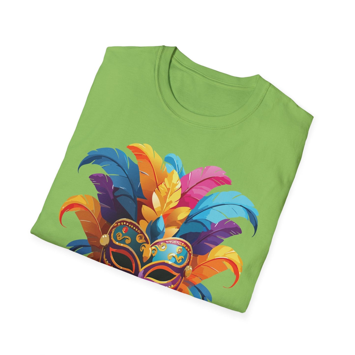 Mask Graphic Unisex Cotton Masquerade Design Artwork Tee 8