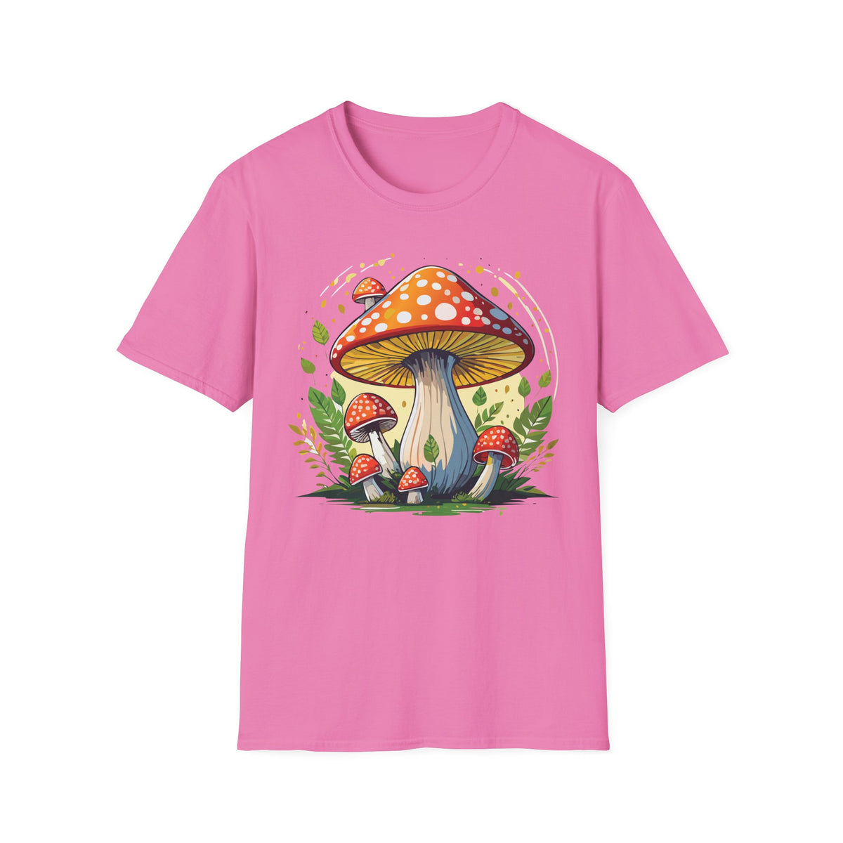 Funny Mashroom Graphic Tee Gildan Unisex 100 Cotton Tee Shirt h24