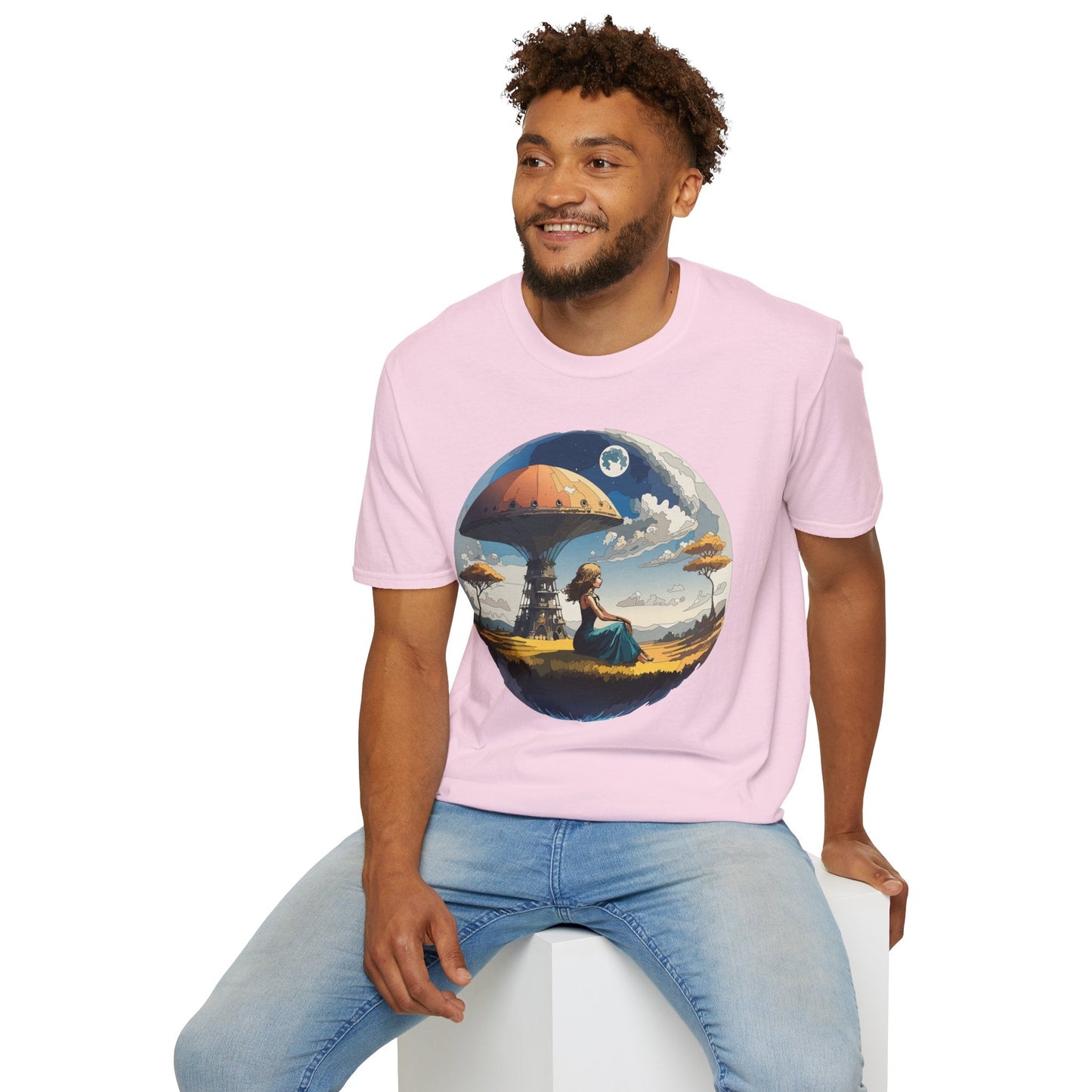 Womens Graphic T Shirts Art Design Shirt Softstyle Short Sleeve Cotton Tee Premium Quality