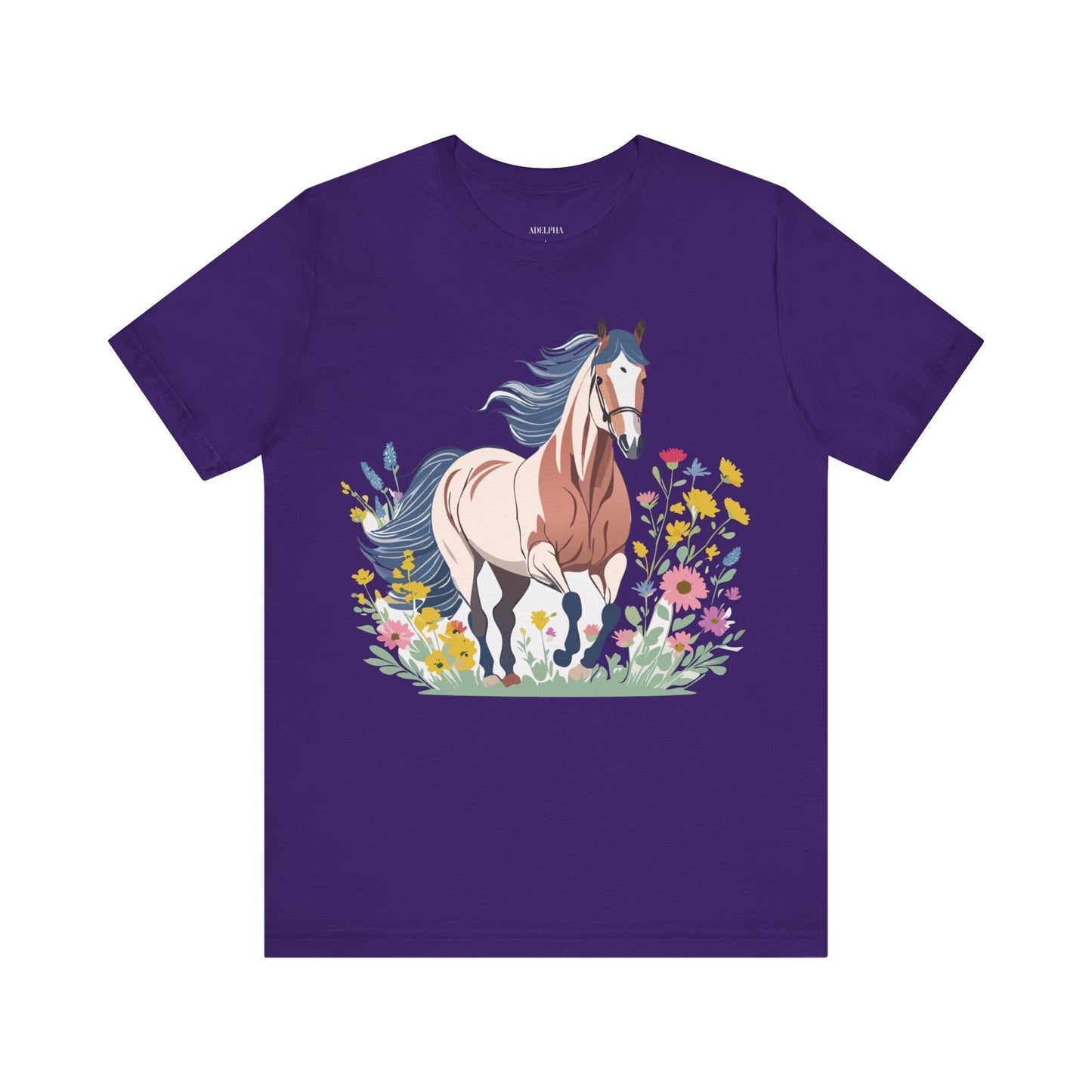 Horse Graphic Unisex 100 Cotton Vintage Animal Art T-Shirt 10