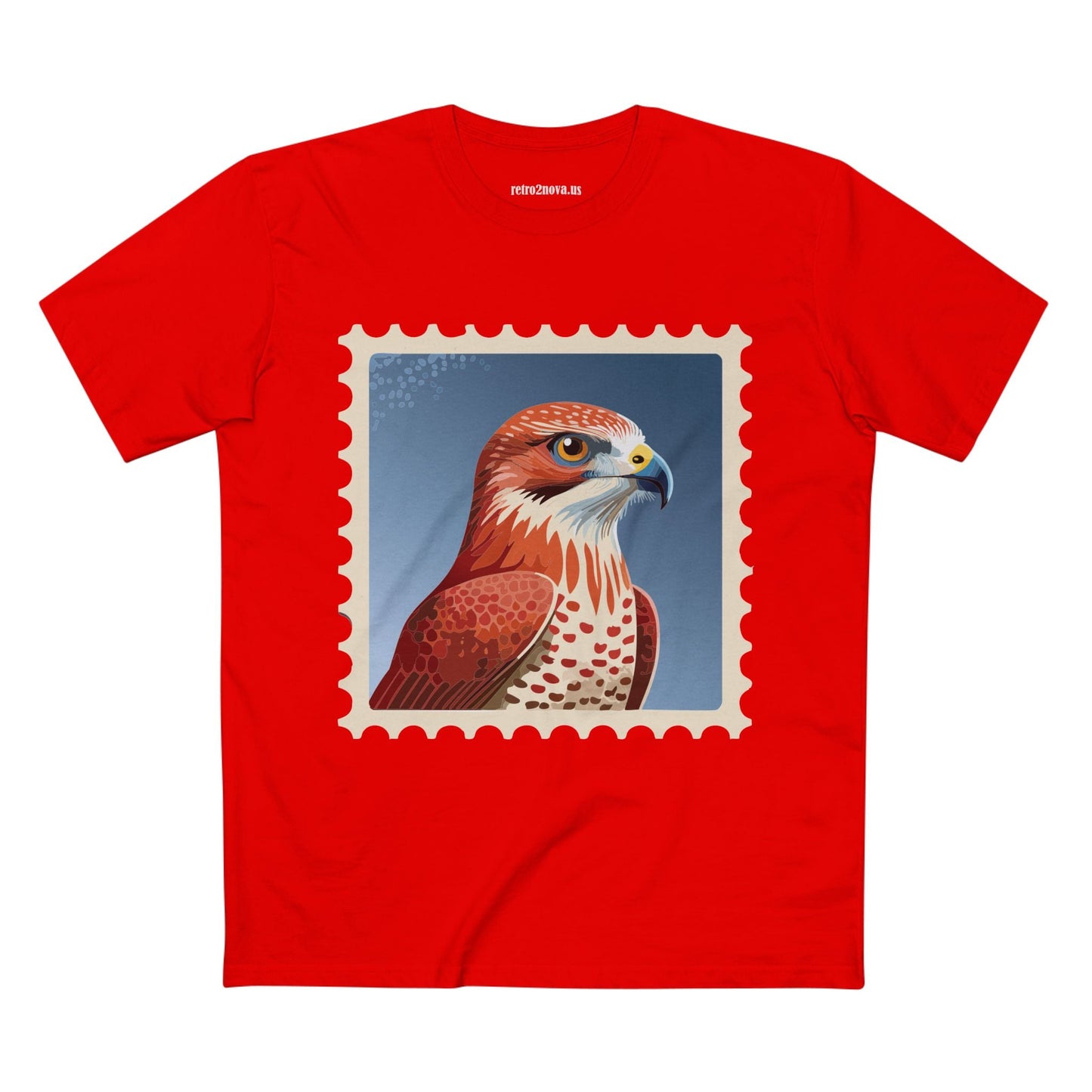 Stamp Shirt Postage Stamp Tee Unisex Premium Cotton Original Art Design Retro2Nova Art Collection