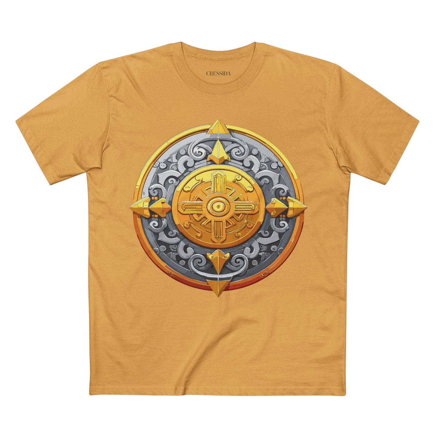 Antique Gold Coin Graphic Design T-Shirt Unisex 100 Cotton With Golden Print Artwork Tee 20