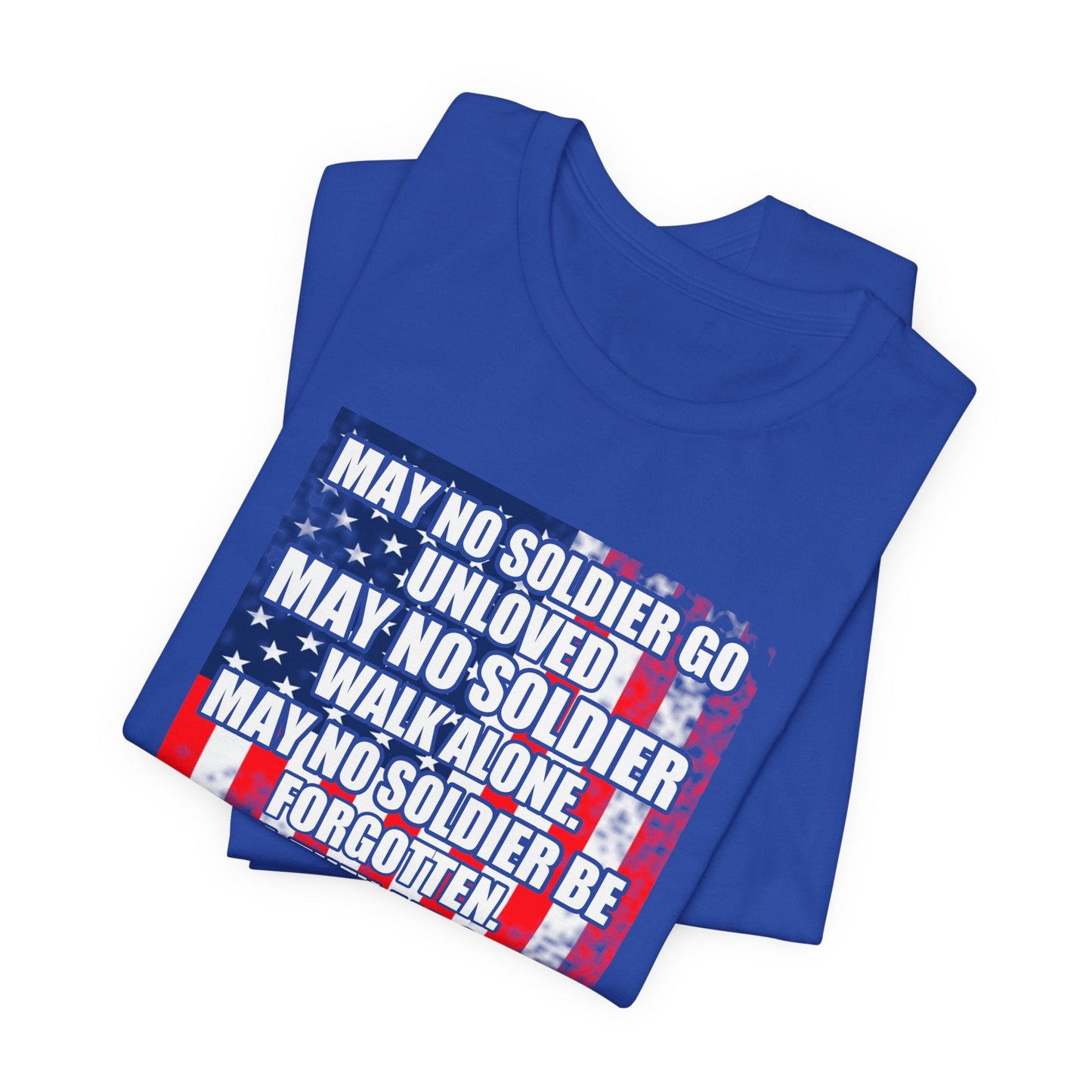 Army Veteran Patriotic Graphic Design Unisex Cotton T-Shirt v49