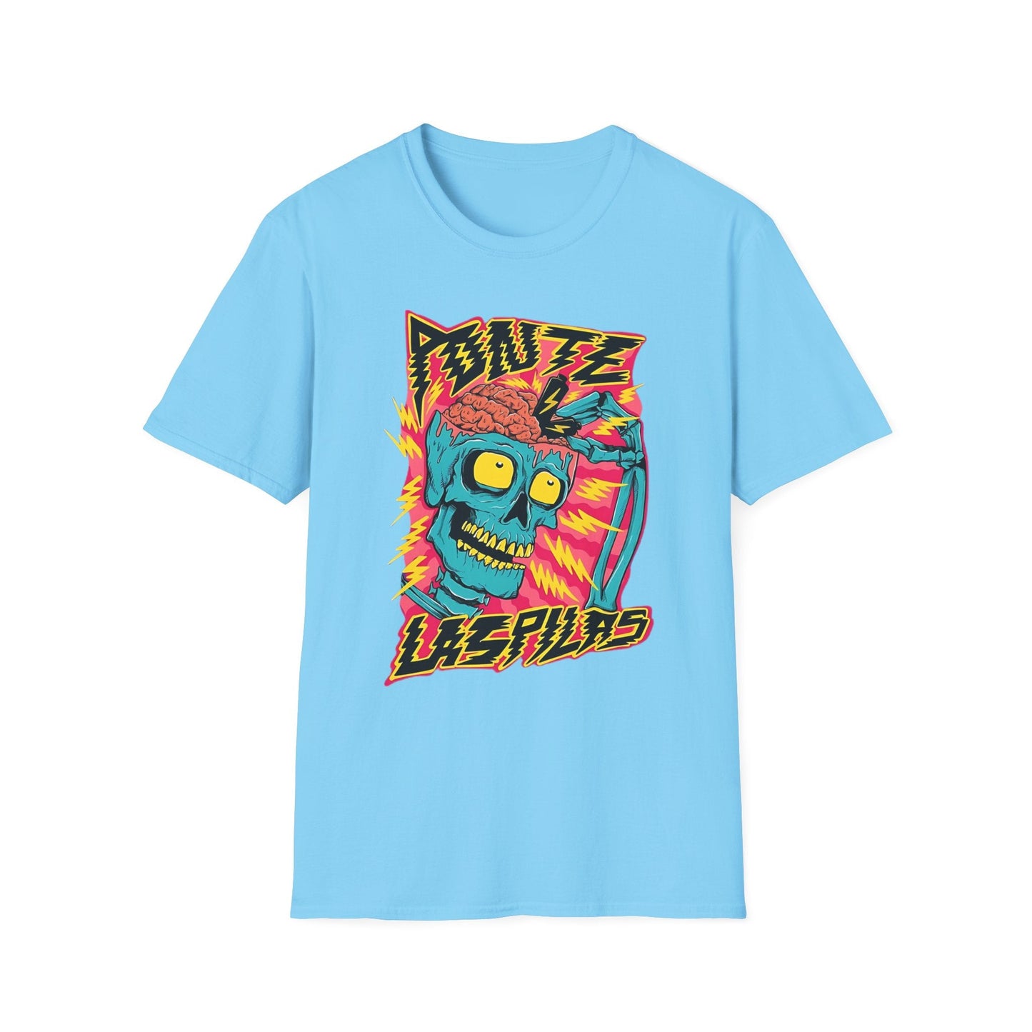 Skull Tee Shirt Unisex Skeleton Shirt Gildan Softstyle 64000 100 Percent Ring Spun Cotton