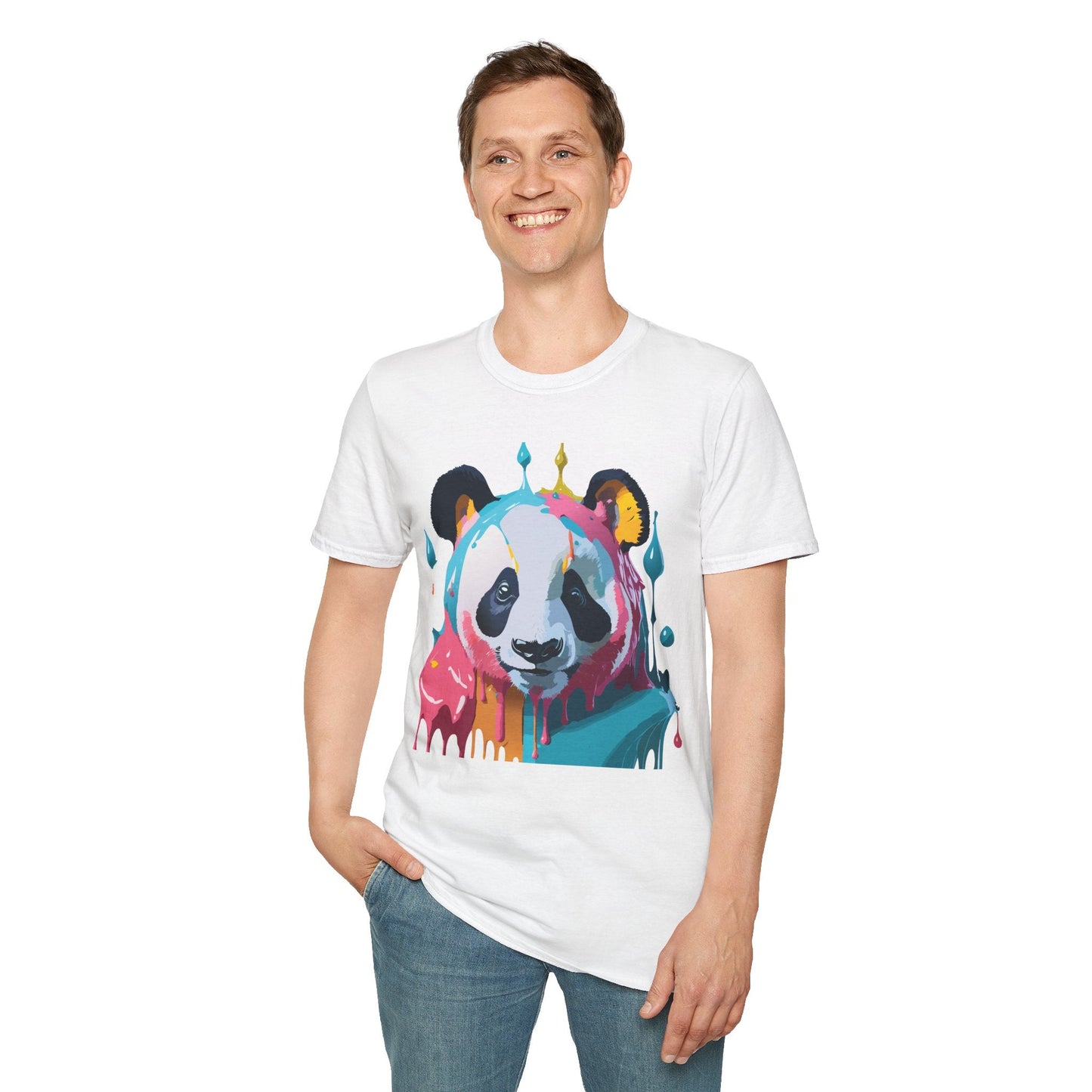 Panda Shirt Unisex T Shirt Panda Lover Gift Gildan Softstyle Tee 100 Percent Cotton