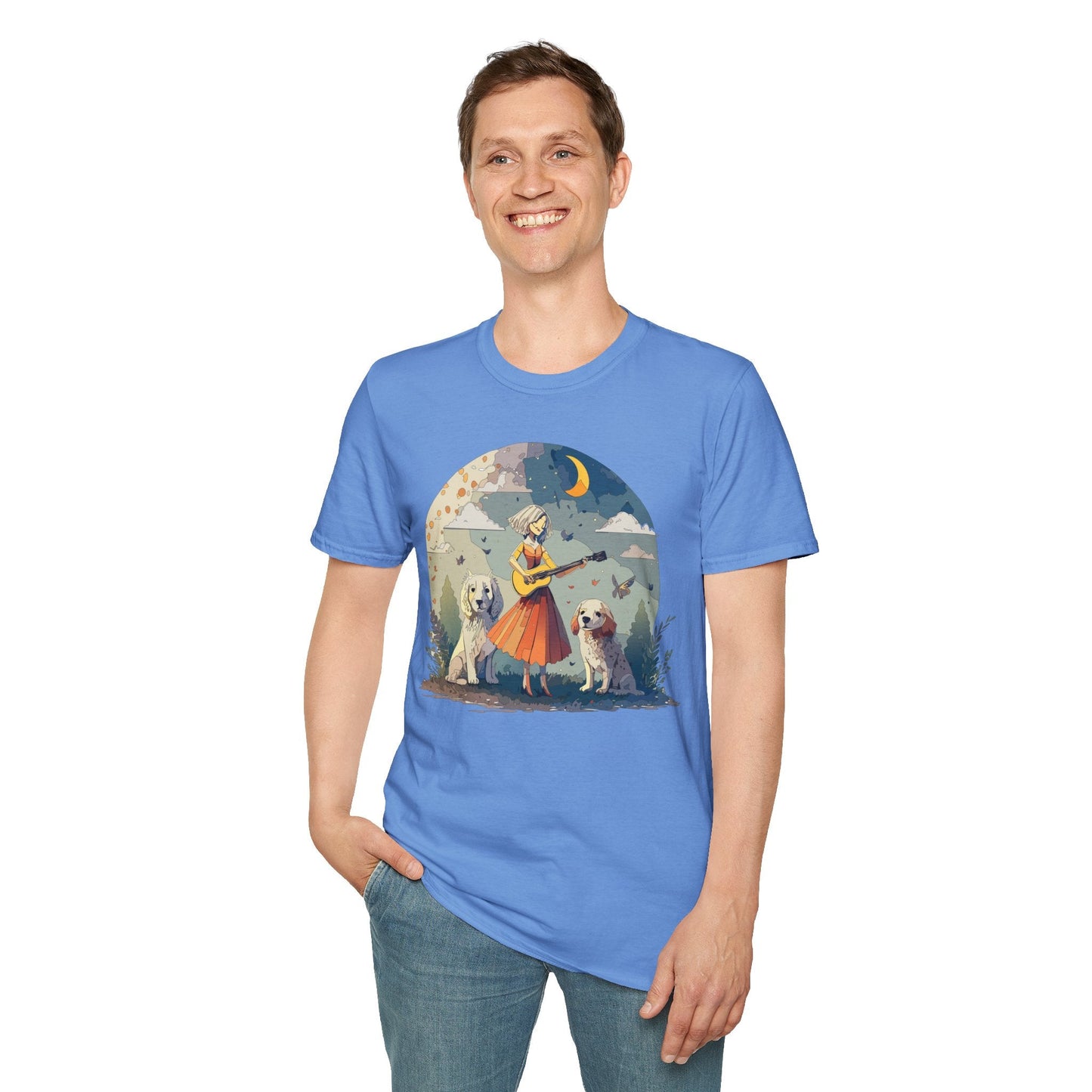 Womens Graphic T Shirts Art Design Tee Softstyle Gildan 64000 100 Percent Cotton