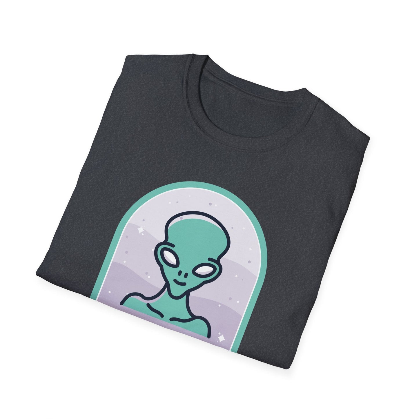 Alien Graphic TShirt  Take Me to Your Leader Retro Space Tee