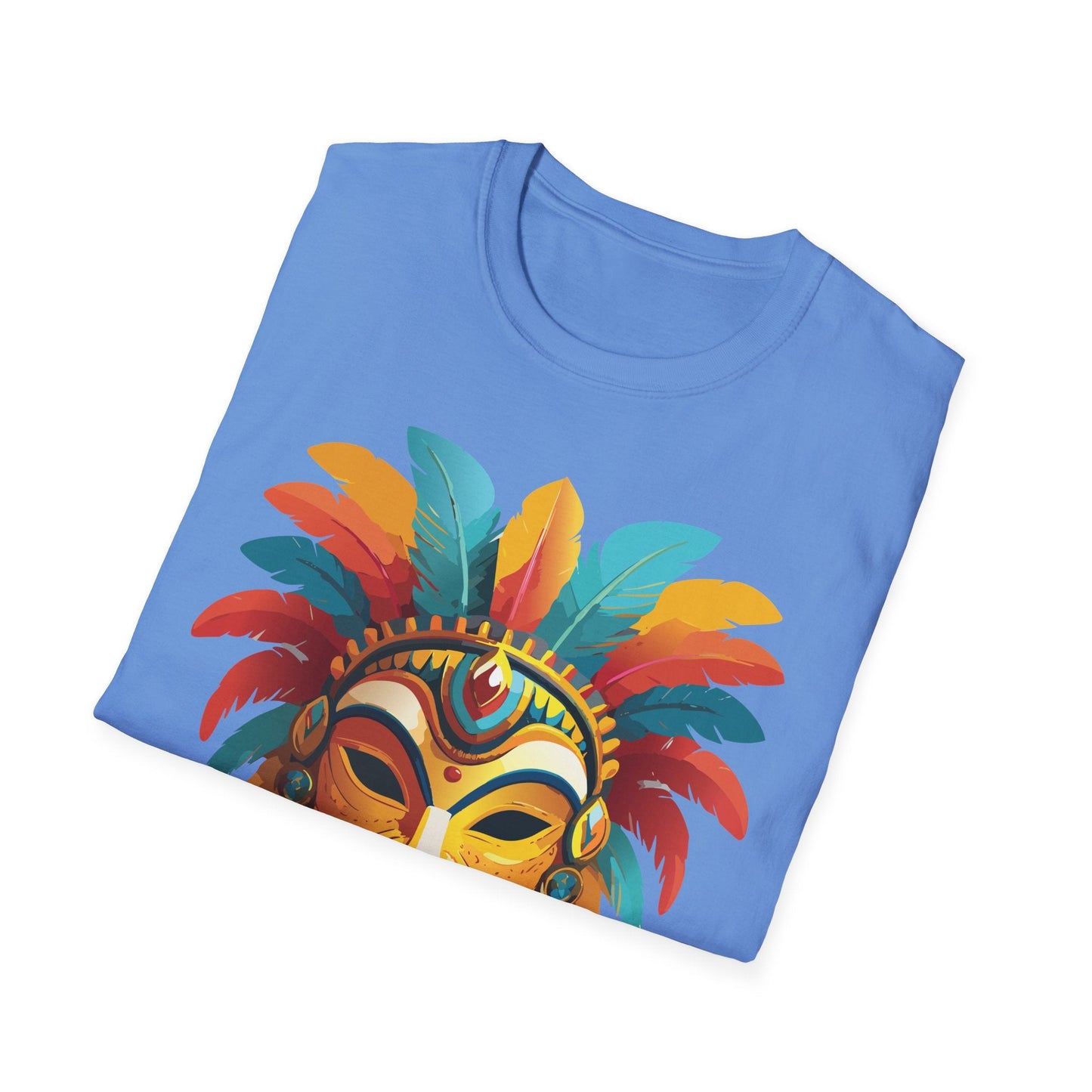 Mask Graphic Unisex Cotton Masquerade Design Artwork Tee 3