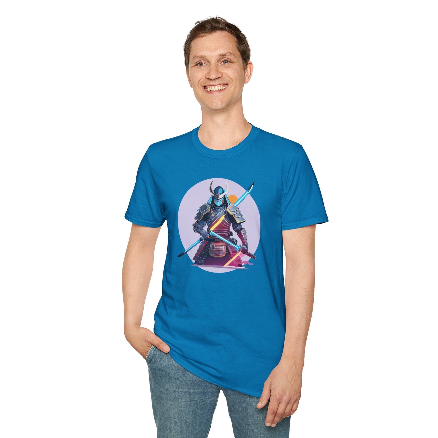 Samurai Shirt Unisex Gildan Softstyle Tee 100 Percent Cotton Lightweight Comfort