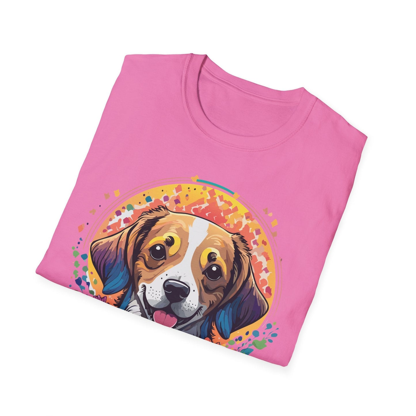Dog Shirt Unisex Animal Tee Gildan 64000 Softstyle Ring Spun Cotton