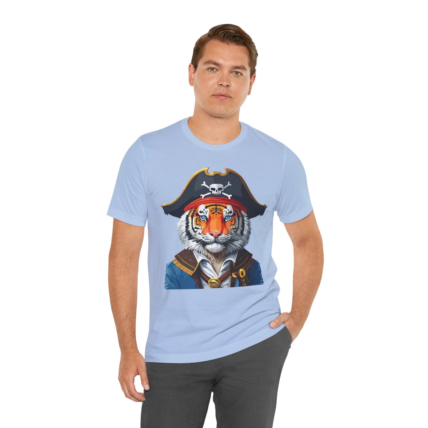 Unisex Animal Tee Shirt With Art Design Wild Animals Shirt Gildan Softstyle 64000