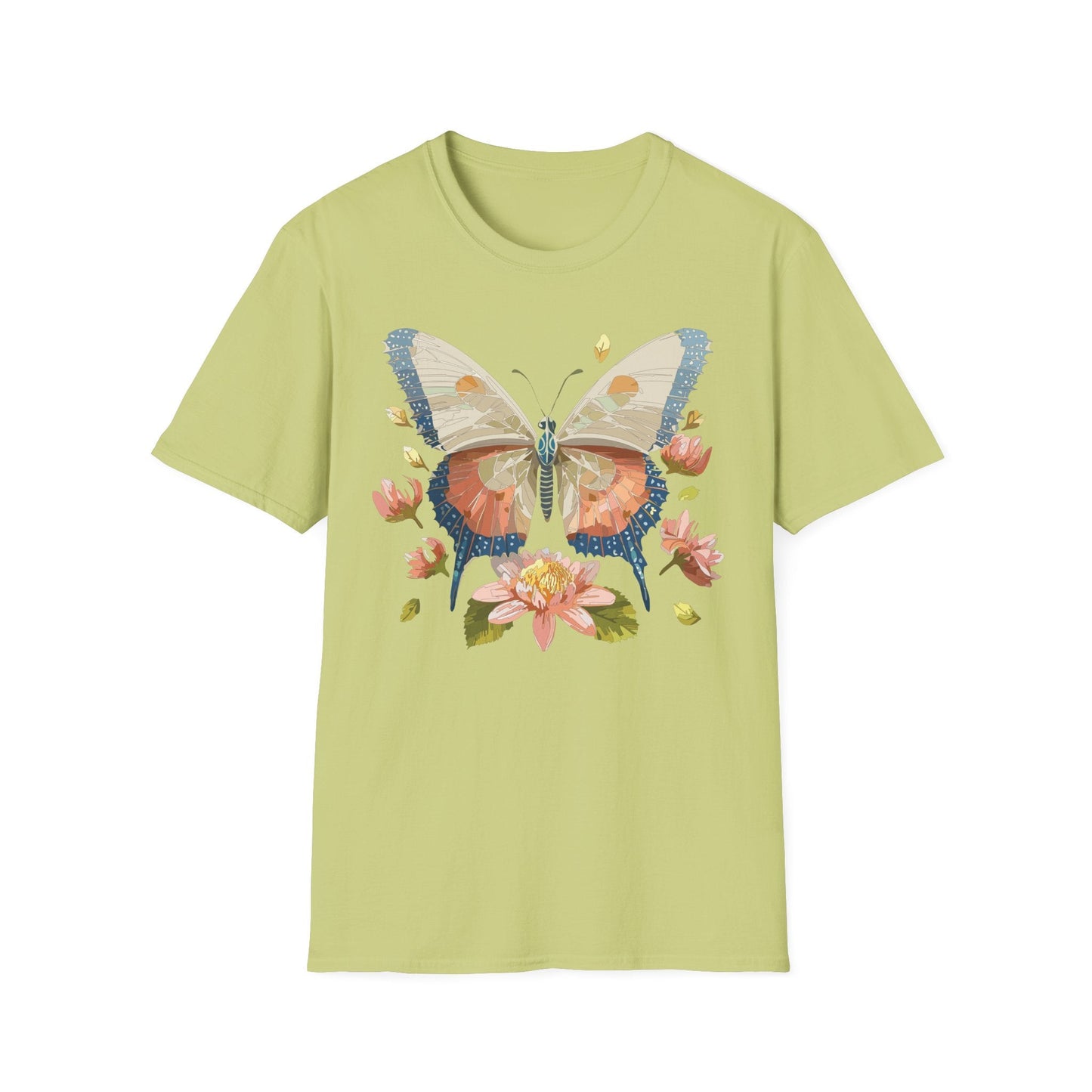 Butterfly Shirt Unisex Softstyle T Shirt Gildan 64000 100 Cotton Monarch Butterfly Gift
