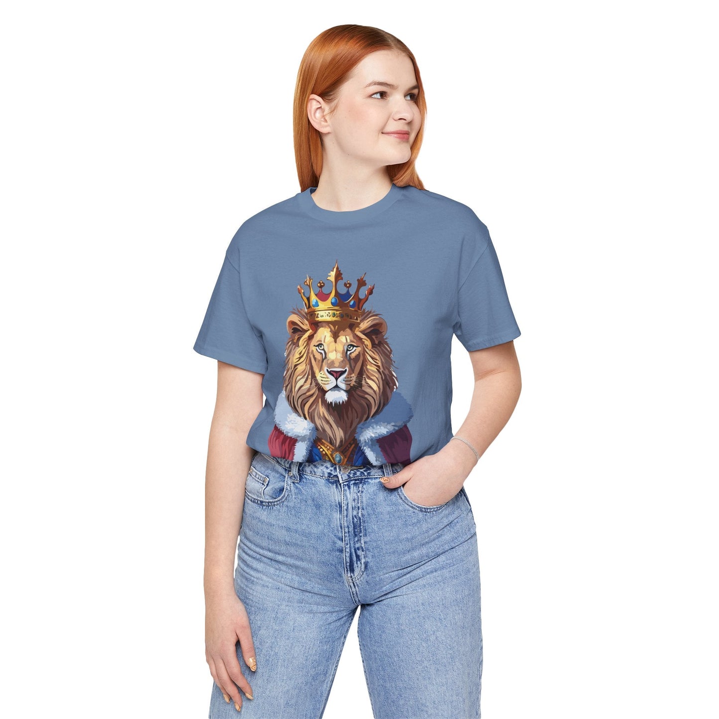 Unisex Animal Tee Shirt With Wild Animal Art Design Softstyle Comfort Tee Gildan 64000