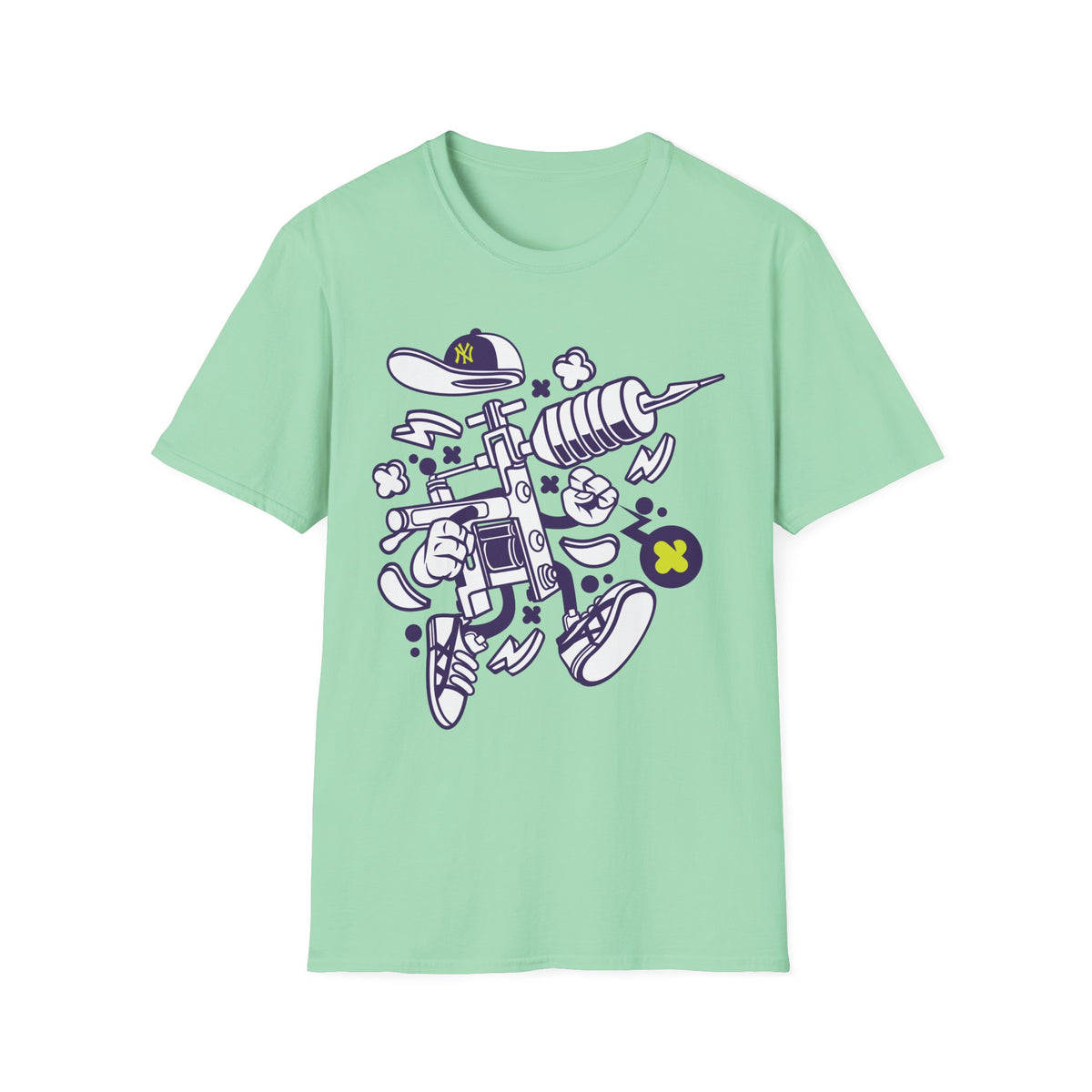 Funny Cartoon Animation Graphic Unixes Gildan Cotton Tee Shirt 707