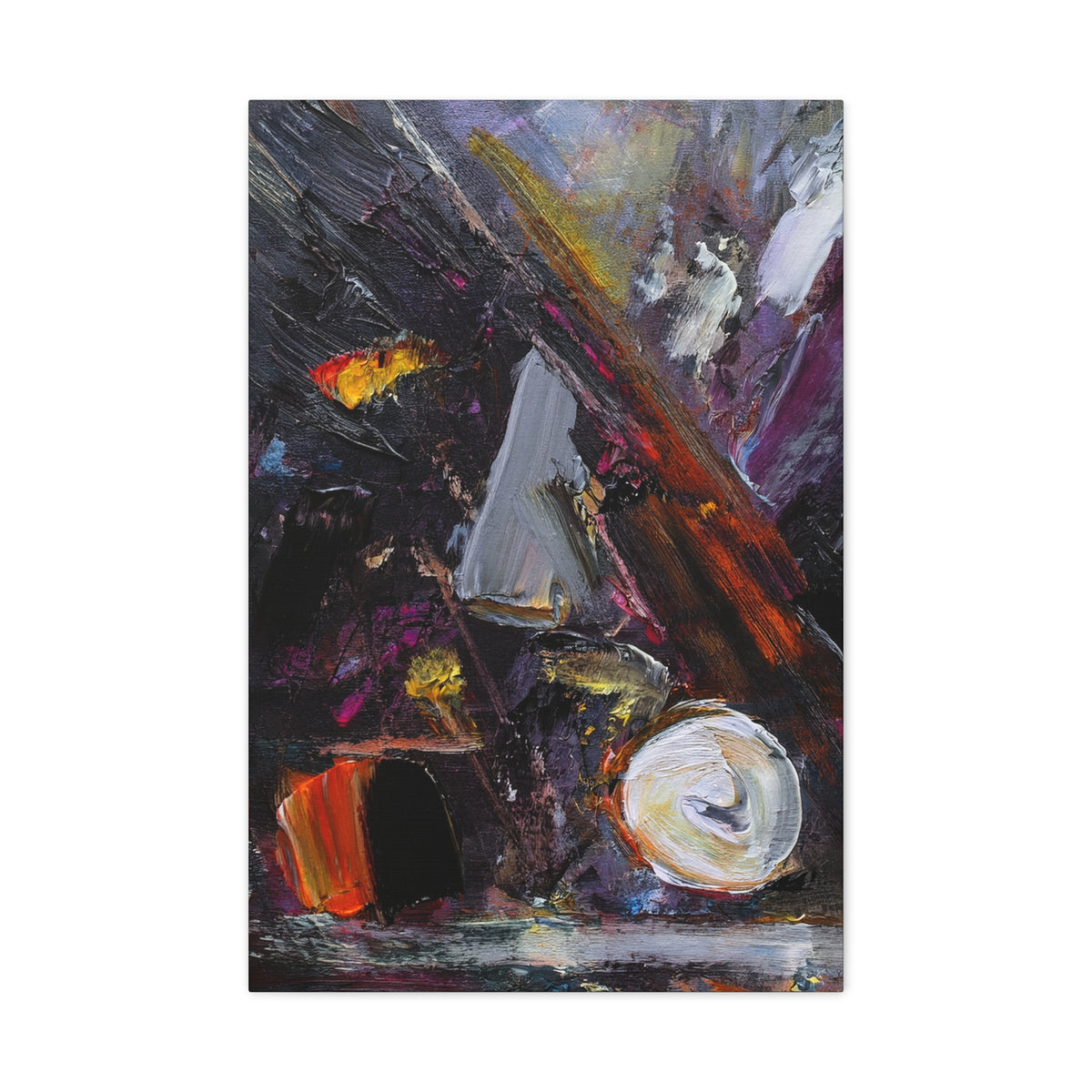 Abstract Oil Painting Print Canvas 20x24,20x30,24x30 24x32,24x36,30x40 32x48,36x48,40x60 Pine-Wood Inner Frame ABS-73