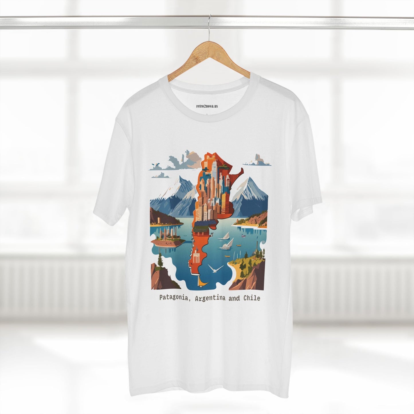 Travel Shirt For Tourists Unisex Premium Cotton Tee With Original Art Design By Retro2Nova