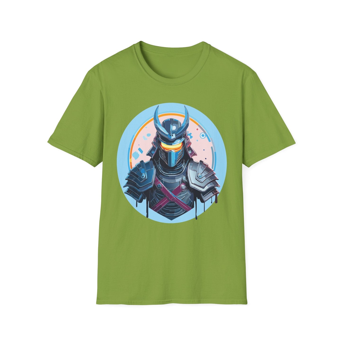 Samurai T Shirt Unisex Softstyle 64000 Tee Lightweight Comfortable 100 Percent Ring Spun Cotton