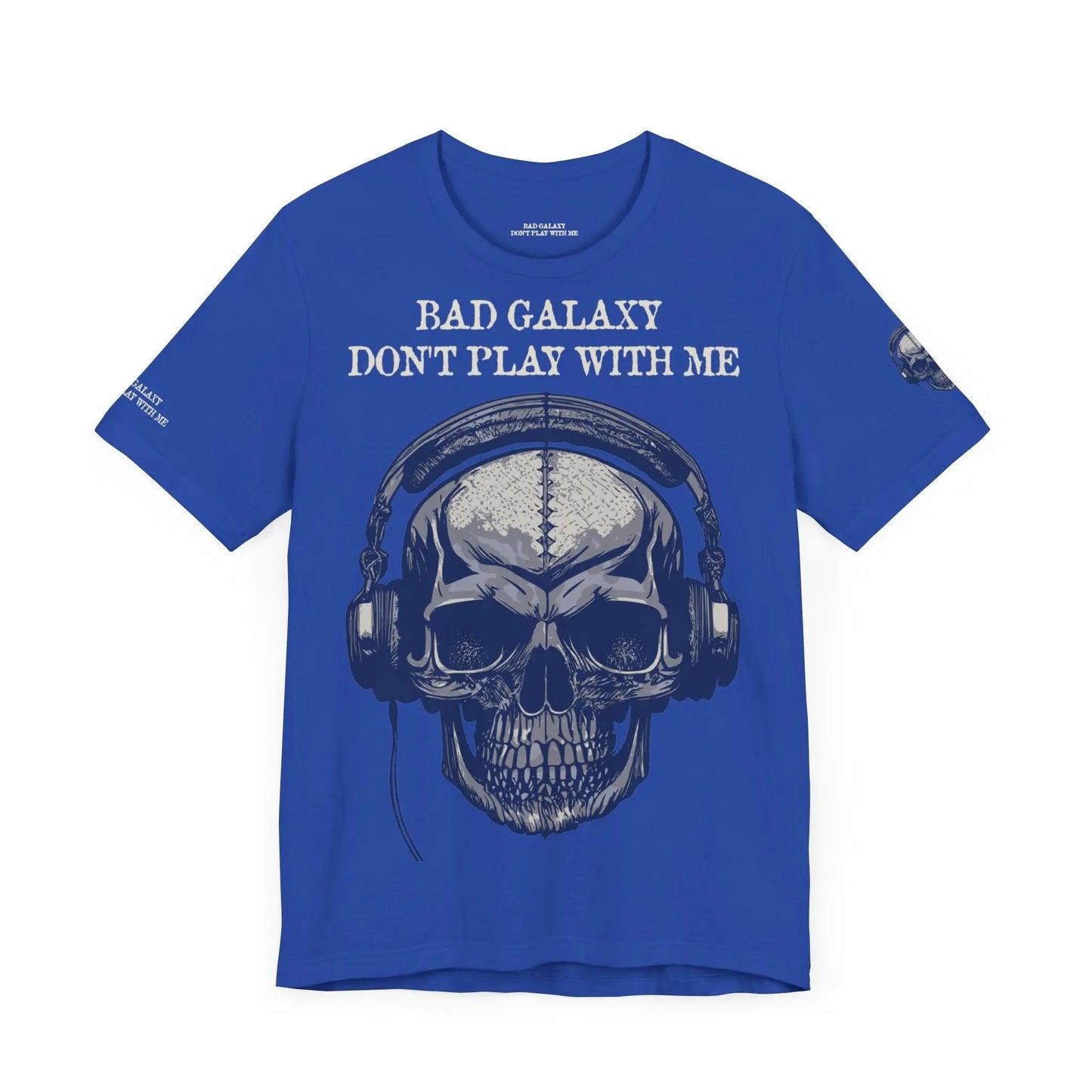 Skull T Shirt From Bad Galaxy 100 Percent Cotton Eco Friendly Made In USA With Durable Stitching