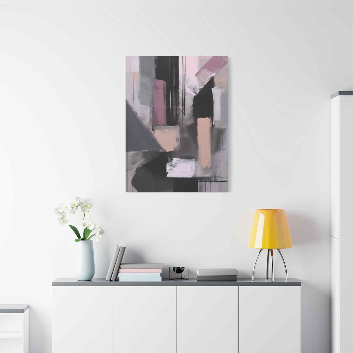 Abstract Geometric Painting Print Canvas 20x24,20x30,24x30 24x32,24x36,30x40 32x48,36x48,40x60 Pine-Wood Inner Frame ABS-47