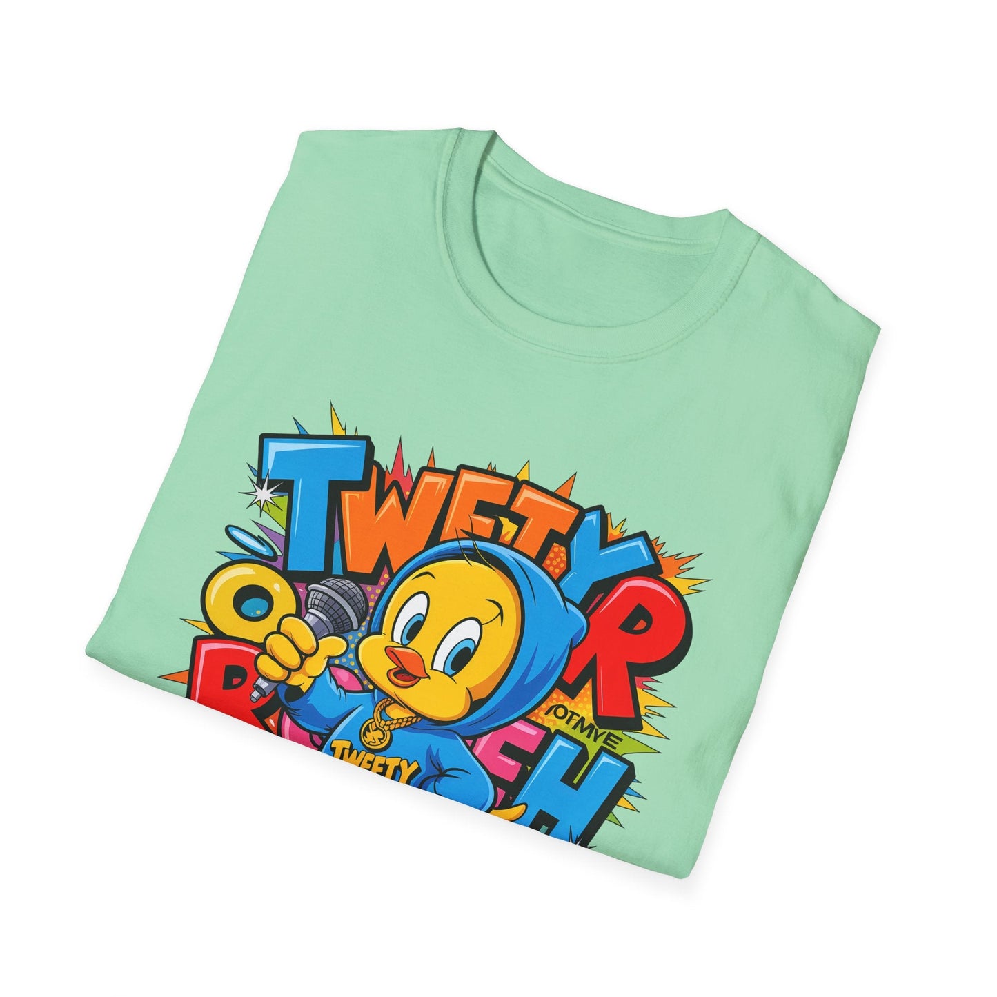 Cartoon T Shirt With Animation Funny Animals Tee Unisex Gildan Softstyle 64000 Pro