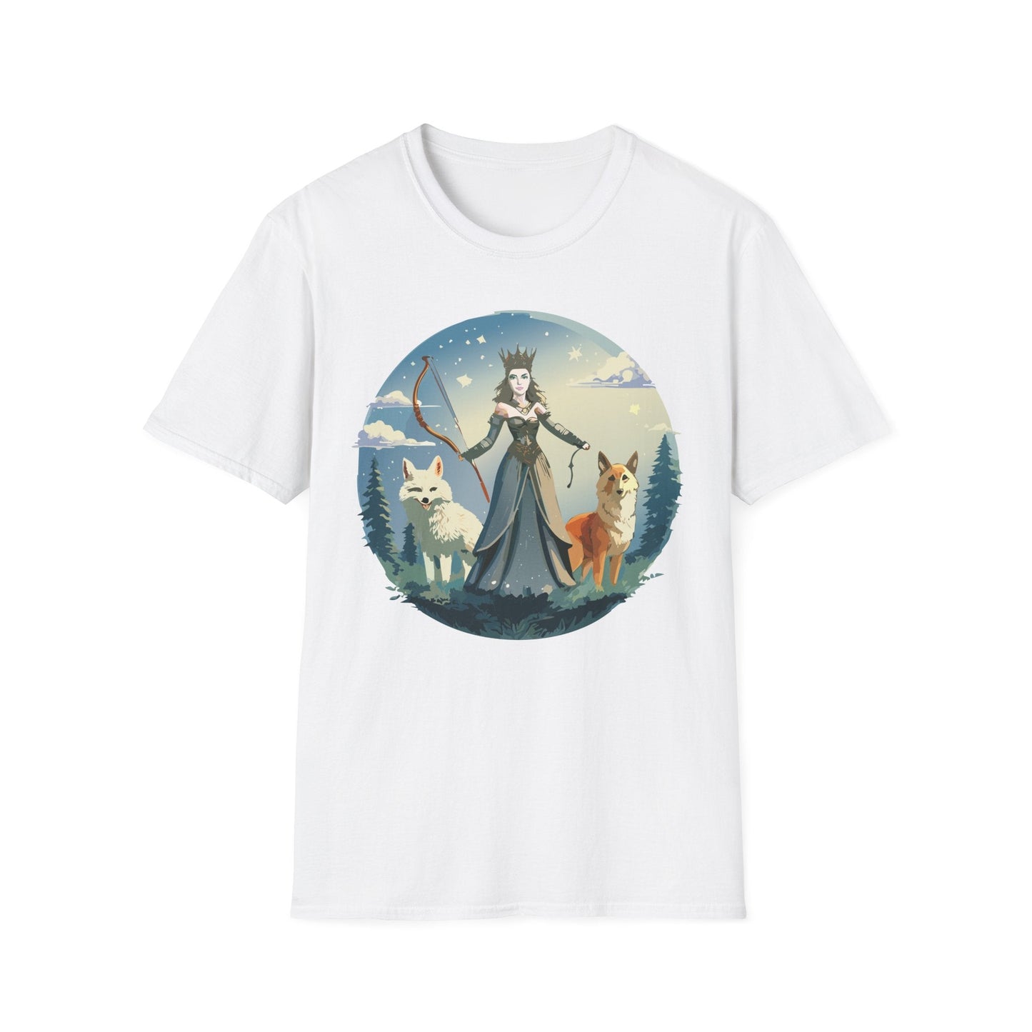 Women Graphic T Shirt Art Design Tee Unisex Softstyle Cotton Gildan 64000 Premium Comfort