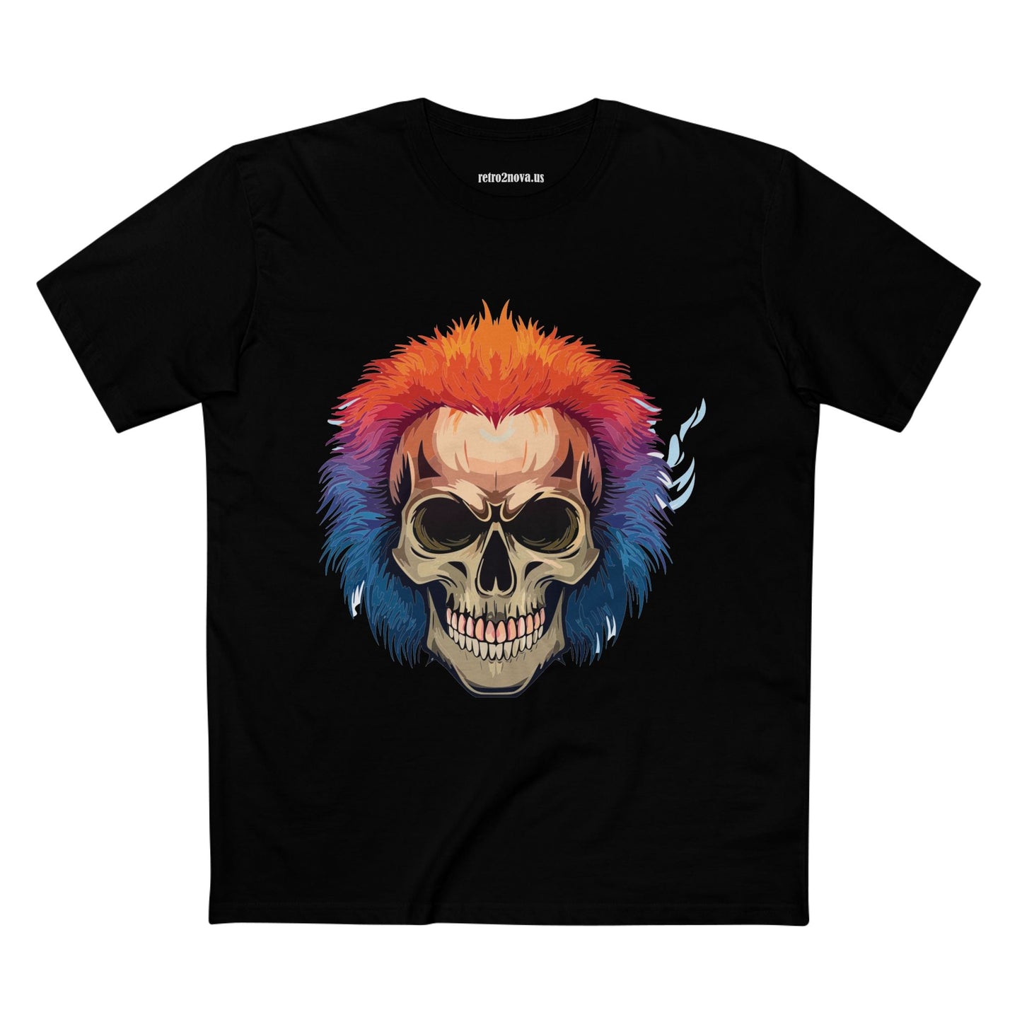 Skull And Skeleton Shirt Unisex Premium Cotton Tee With Original Art Design By Retro2Nova