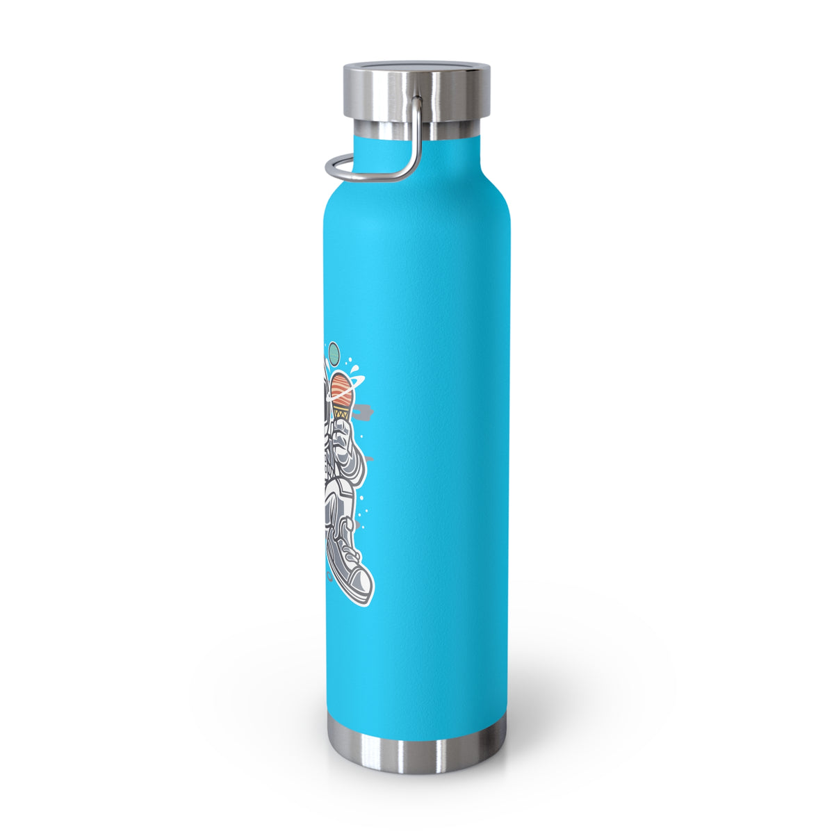 22oz Copper Insulated Water Bottle with Cartoon Design - CV5