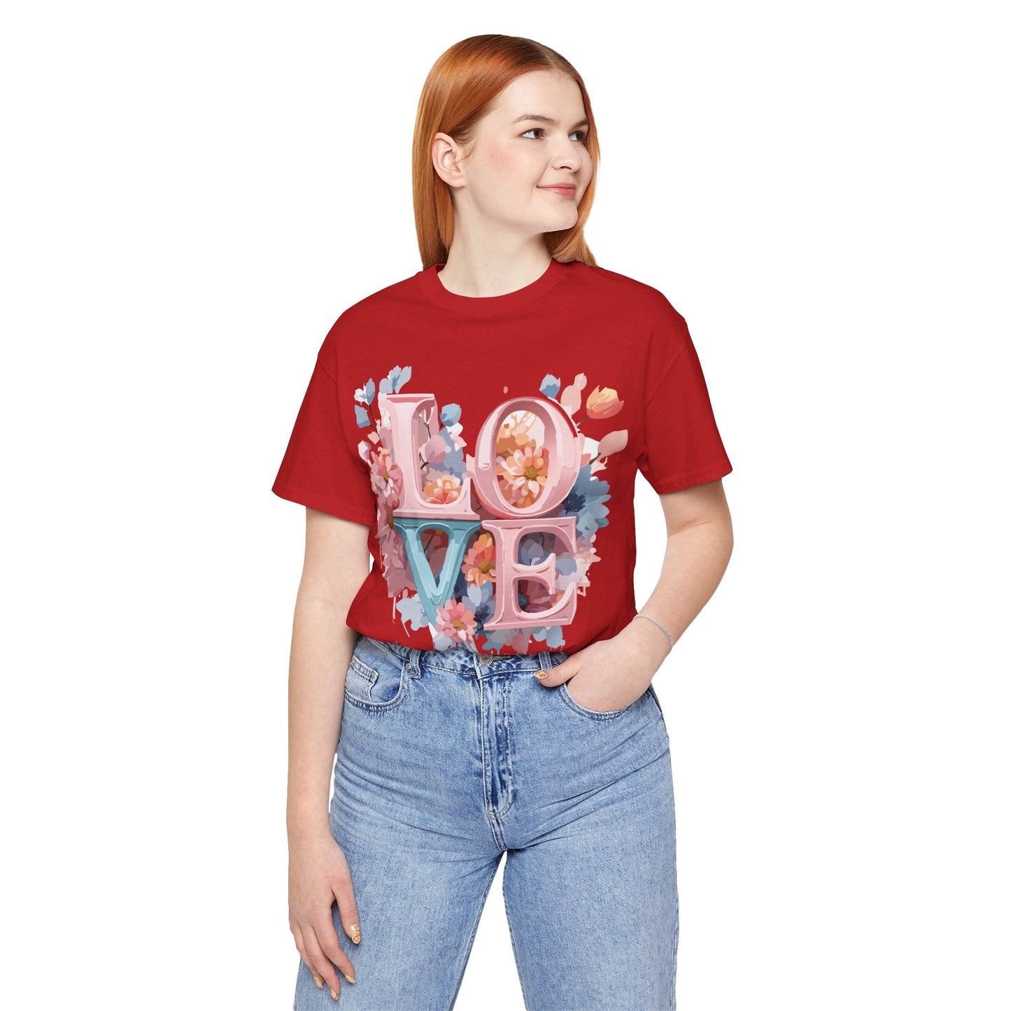 Valentine Graphic Tee Unisex Vintage Inspired Art Design Shirt Adelpha Premium Jersey Short Sleeve