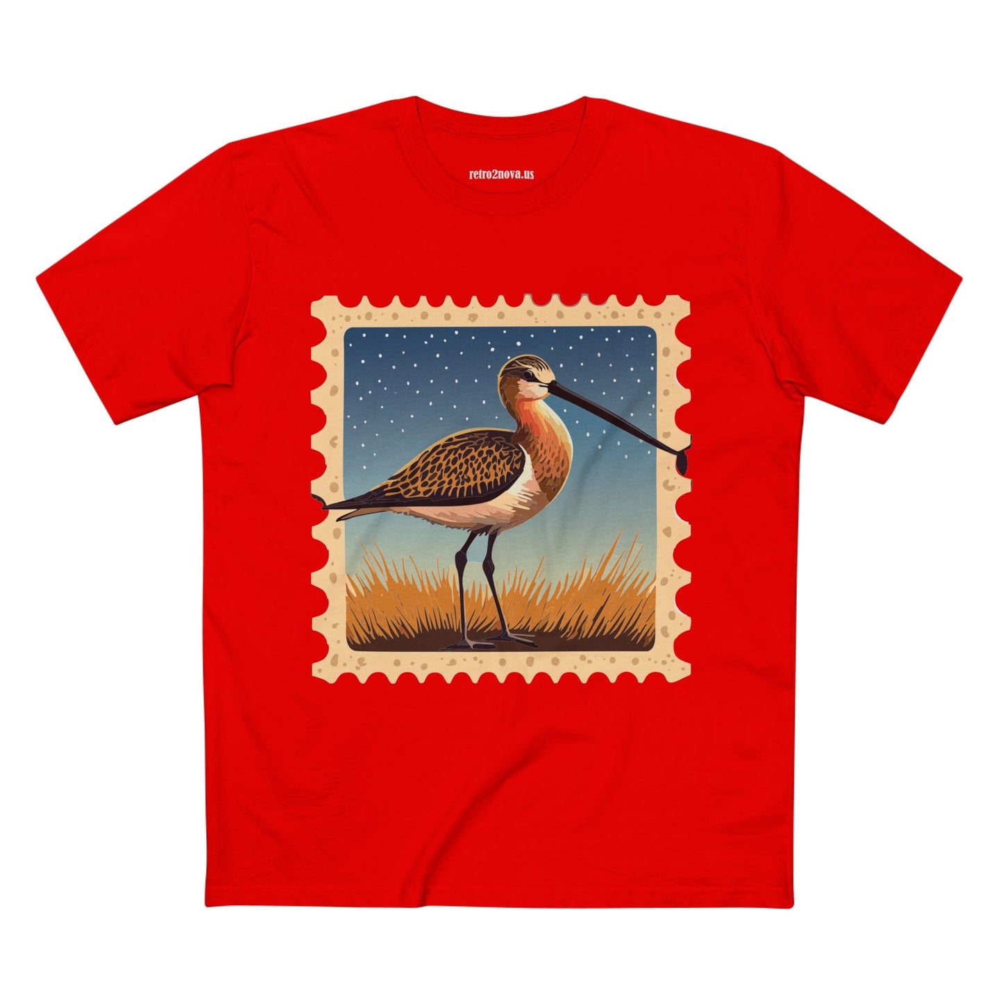 Stamp Shirt Postage Stamp Tee Unisex Premium Cotton Original Art Design Retro2Nova