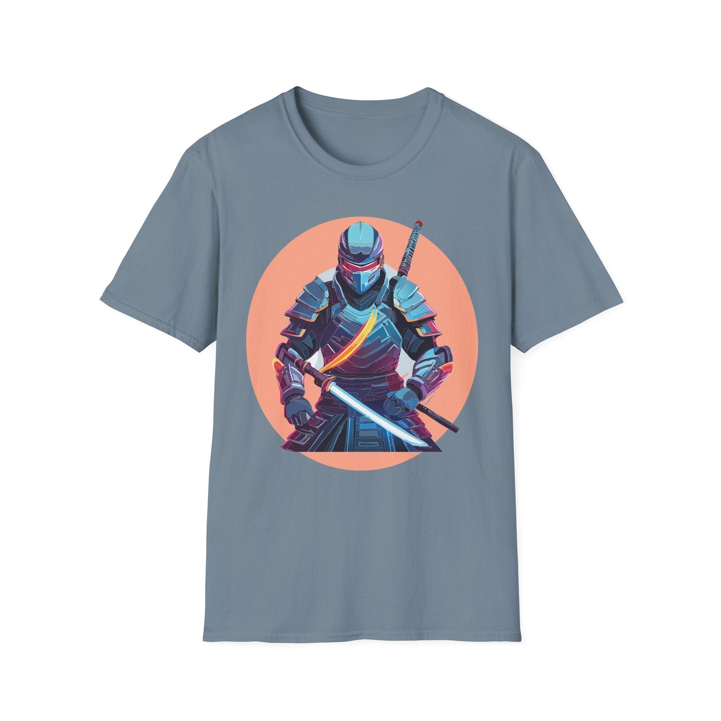 Samurai Shirt Unisex T Shirt 100 Percent Ring Spun Cotton Softstyle Tee Gildan 64000