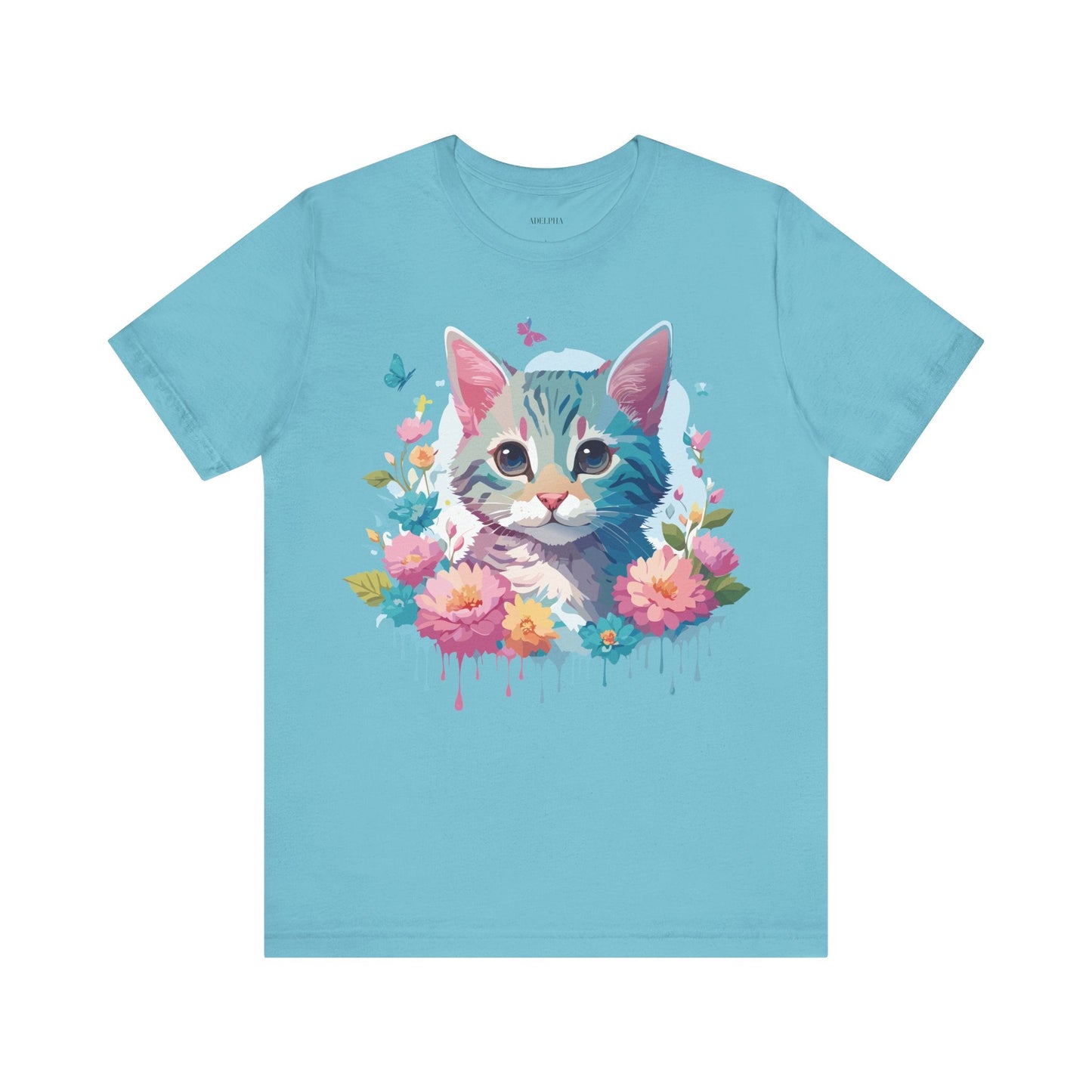 Cat Graphic Tee Unisex Jersey Short Sleeve Shirt Adelpha Art Design