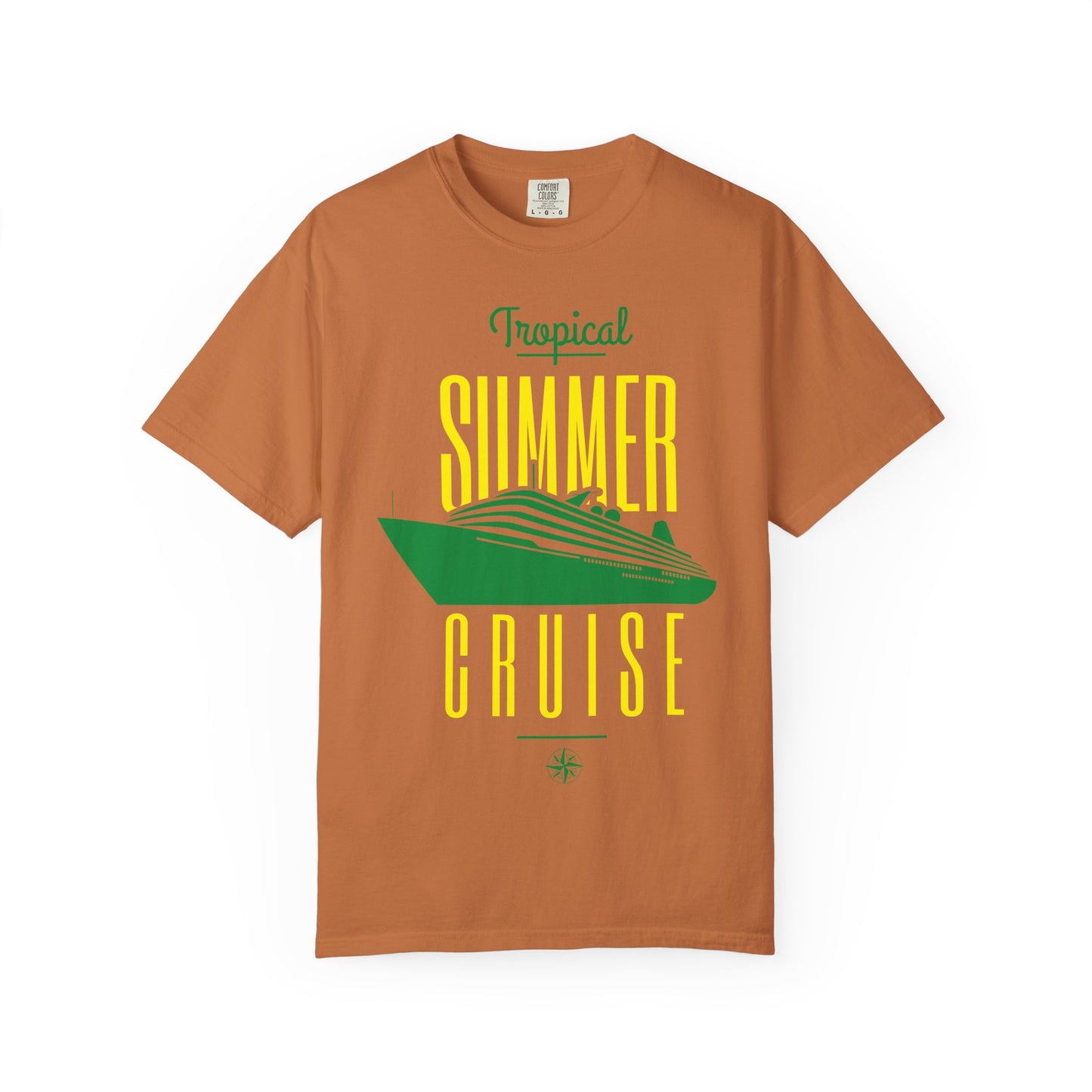 Unisex Garment Dyed T Shirt Relaxed Fit Comfort Colors 1717 Heavyweight 100 Percent Cotton