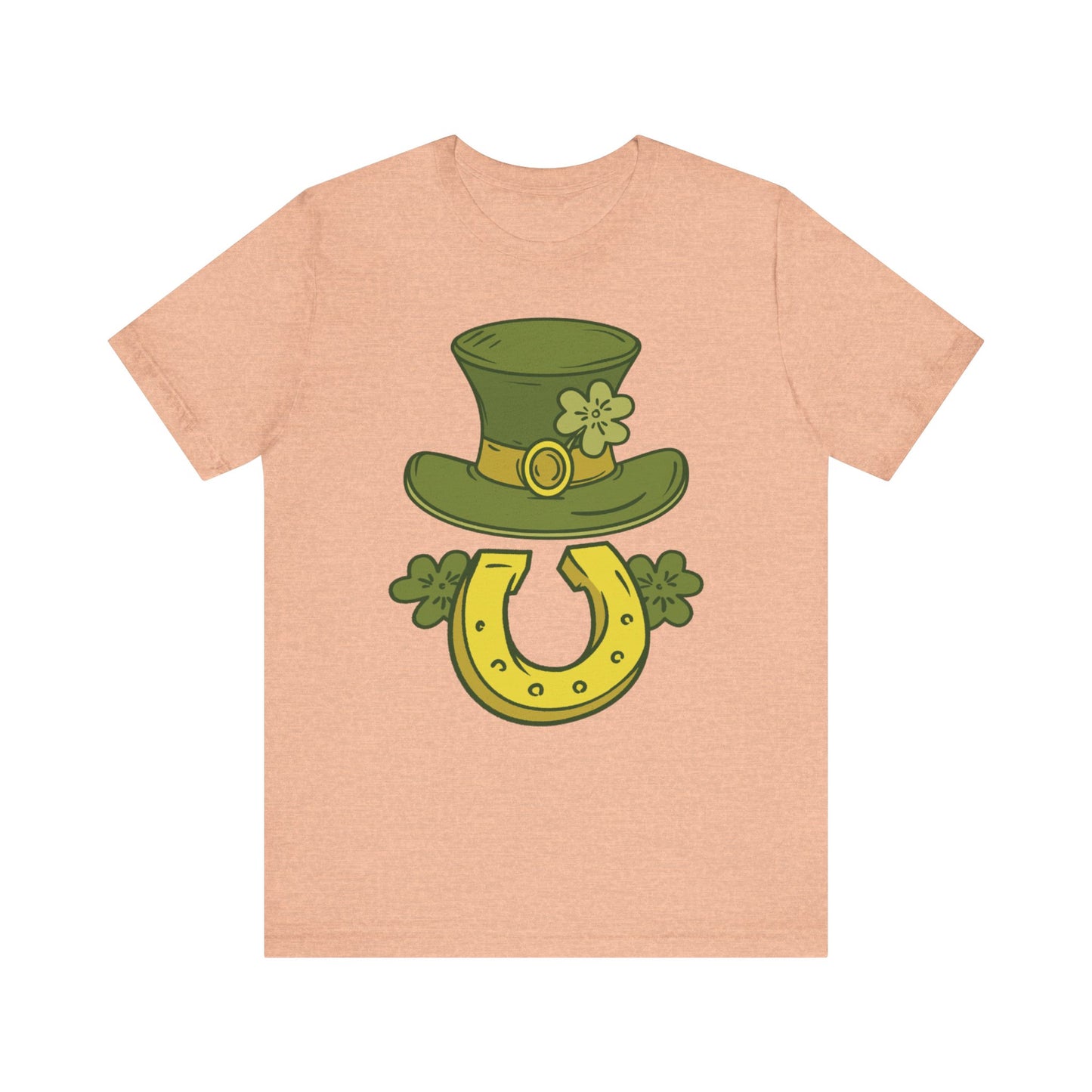 Unisex Cotton Tee Shirt with Lucky Prints