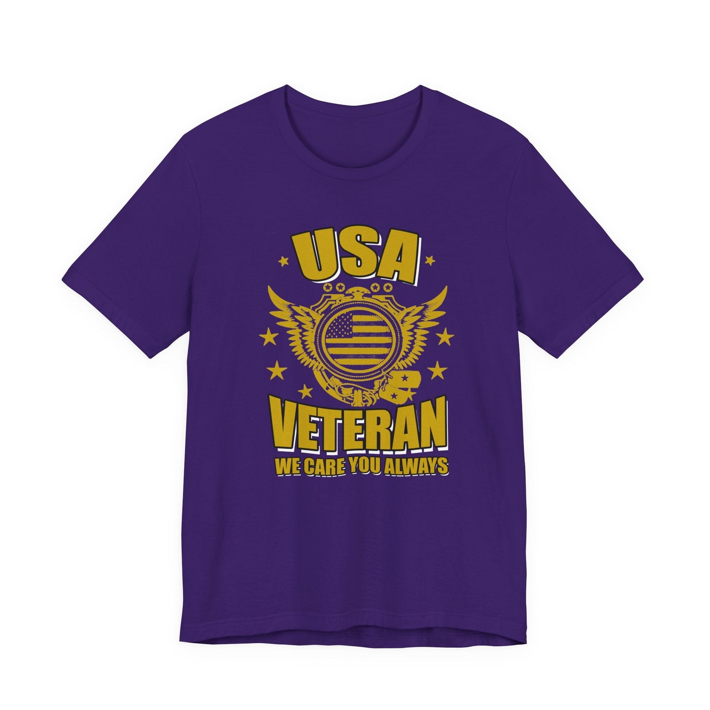 Army Veteran Patriotic Graphic Design Unisex Cotton T-Shirt v59