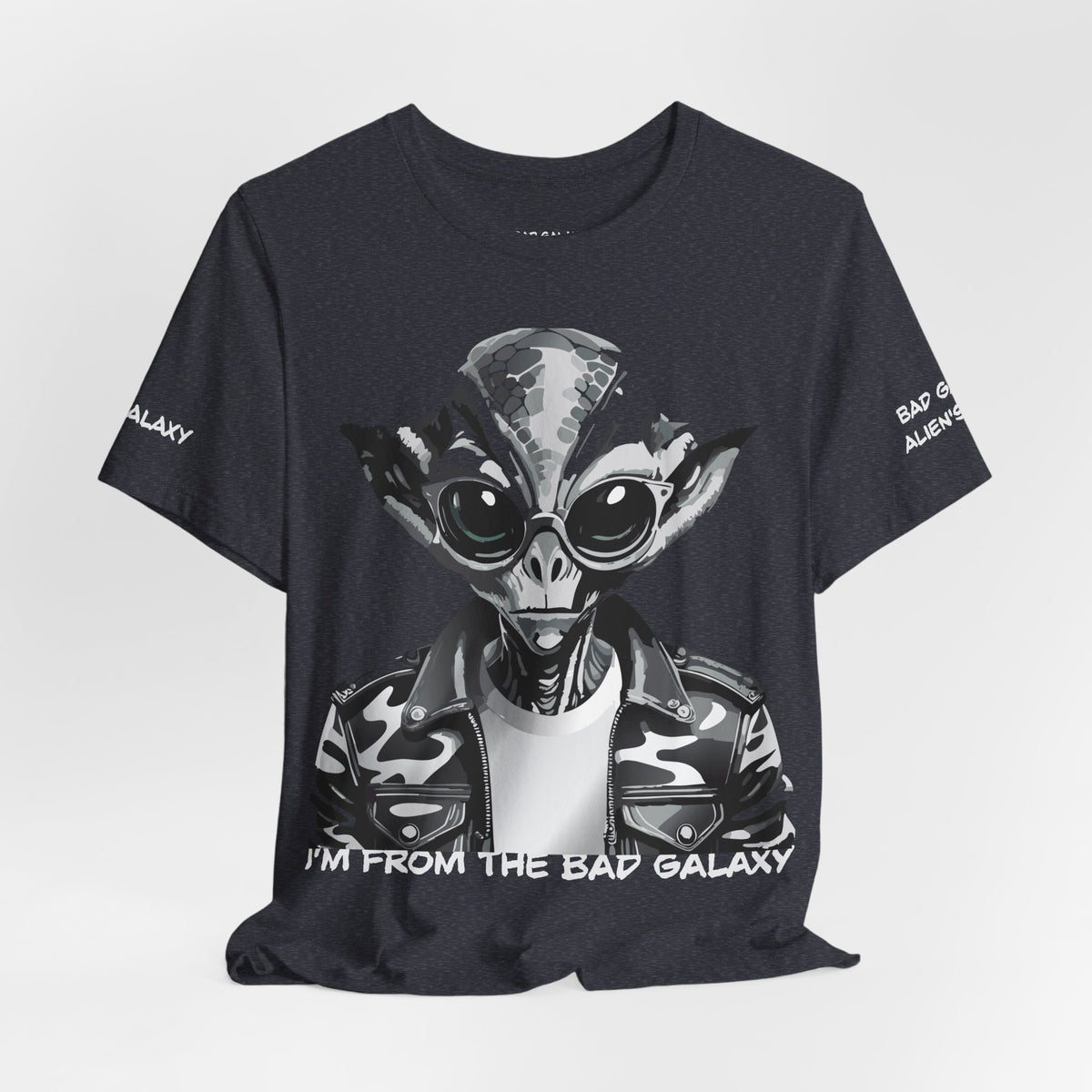 Alien Graphic Unisex Cotton Bella+Canvas Tee with Art Design b77