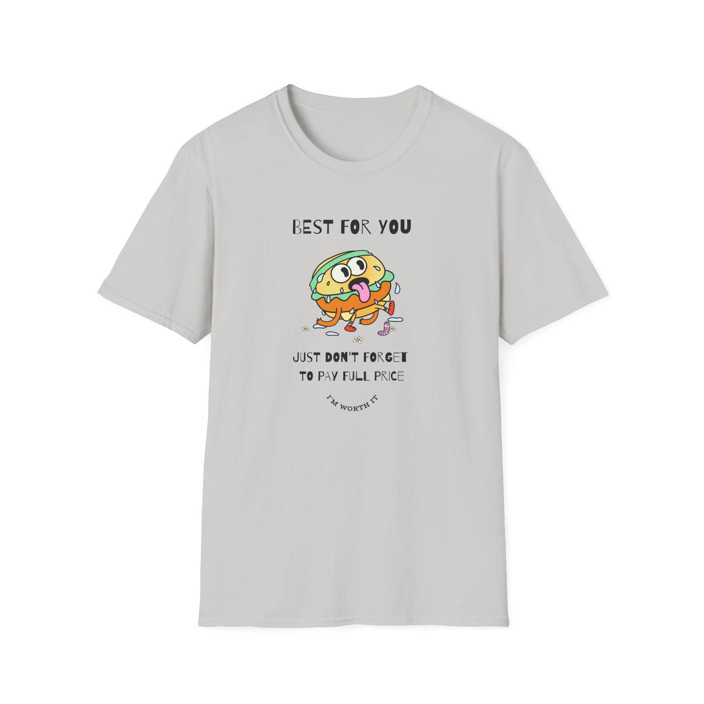Funny Food T Shirts Unisex Softstyle Tee Gildan 64000 100 Percent Ring Spun Cotton Comfortable Graphic Tee