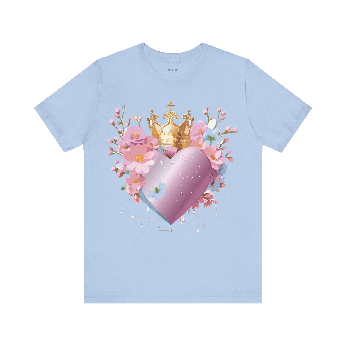 Valentine Graphic Tee Unisex Jersey Short Sleeve By Adelpha Vintage Inspired Artwork